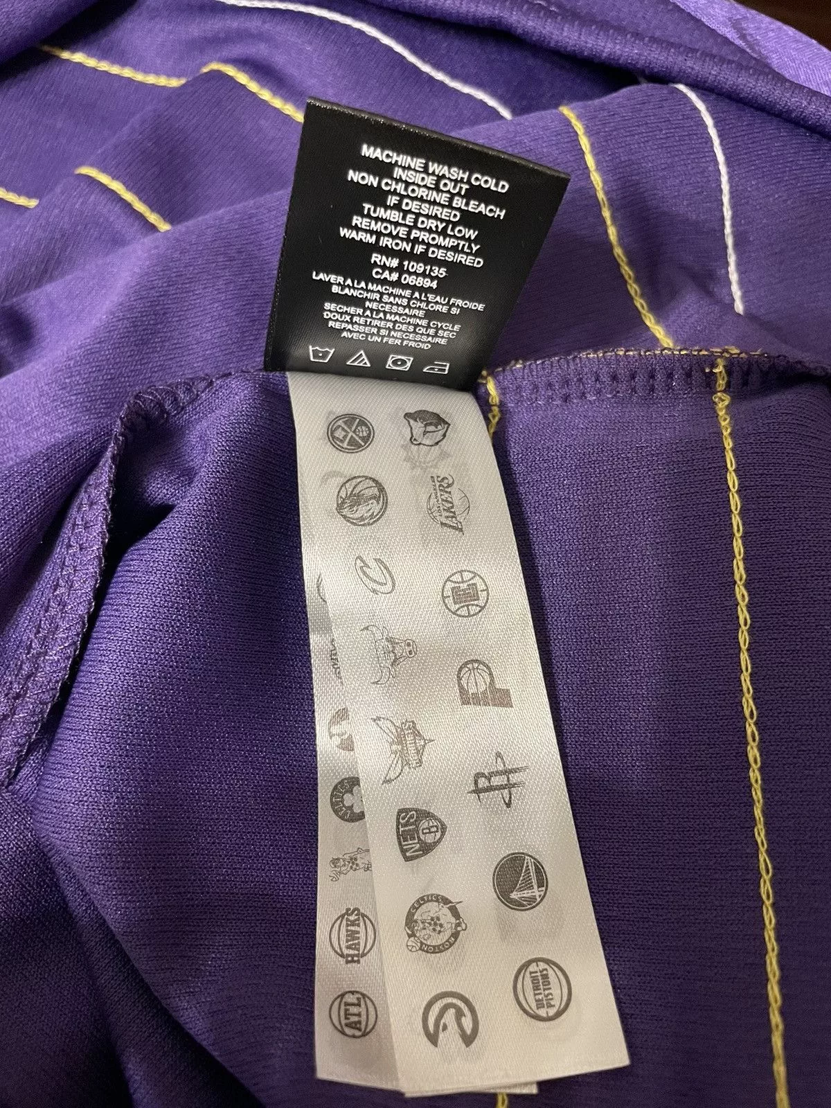 NBA Jerseys NBA 🔥 Lakers Jersey Purple