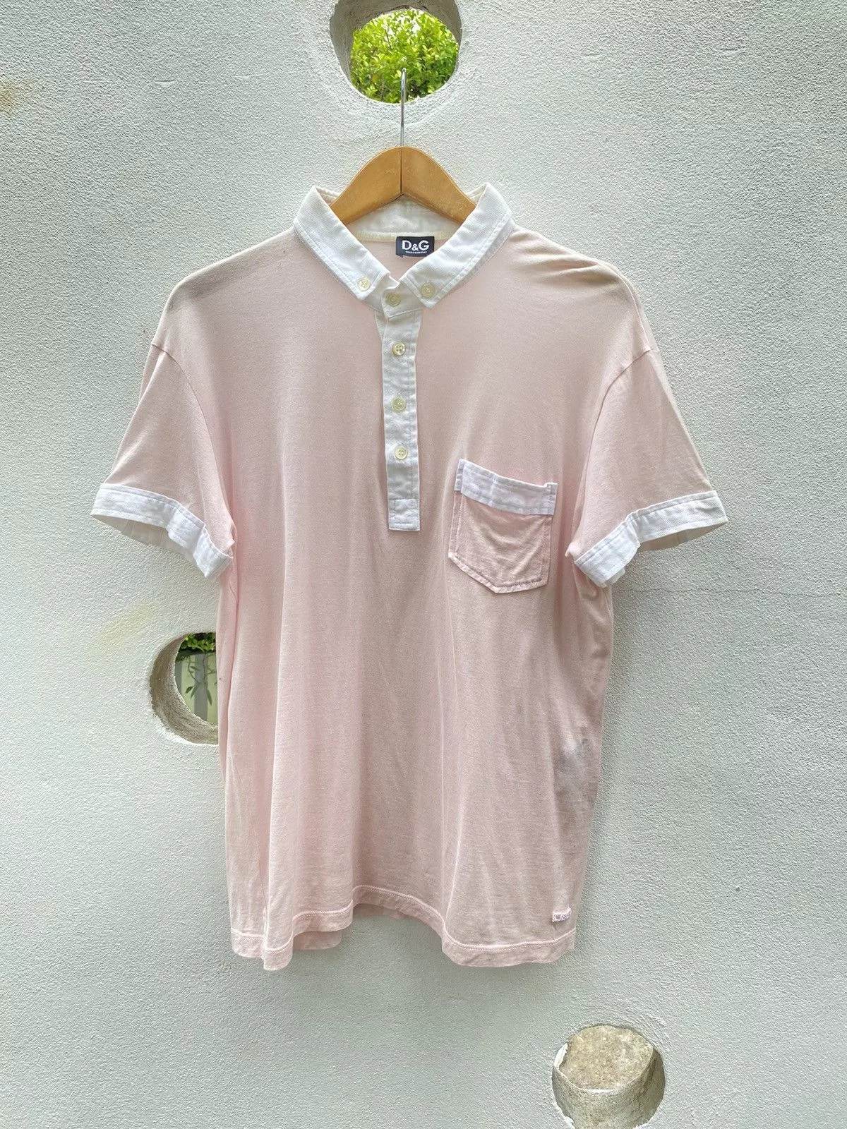 Dolce & Gabbana Polos Dolce & Gabbana D&G Dolce and Gabbana pink polo shirt 2