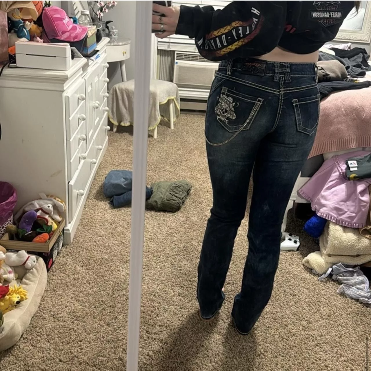 Ed Hardy × Vintage Y2K Ed Hardy Jeans Blue