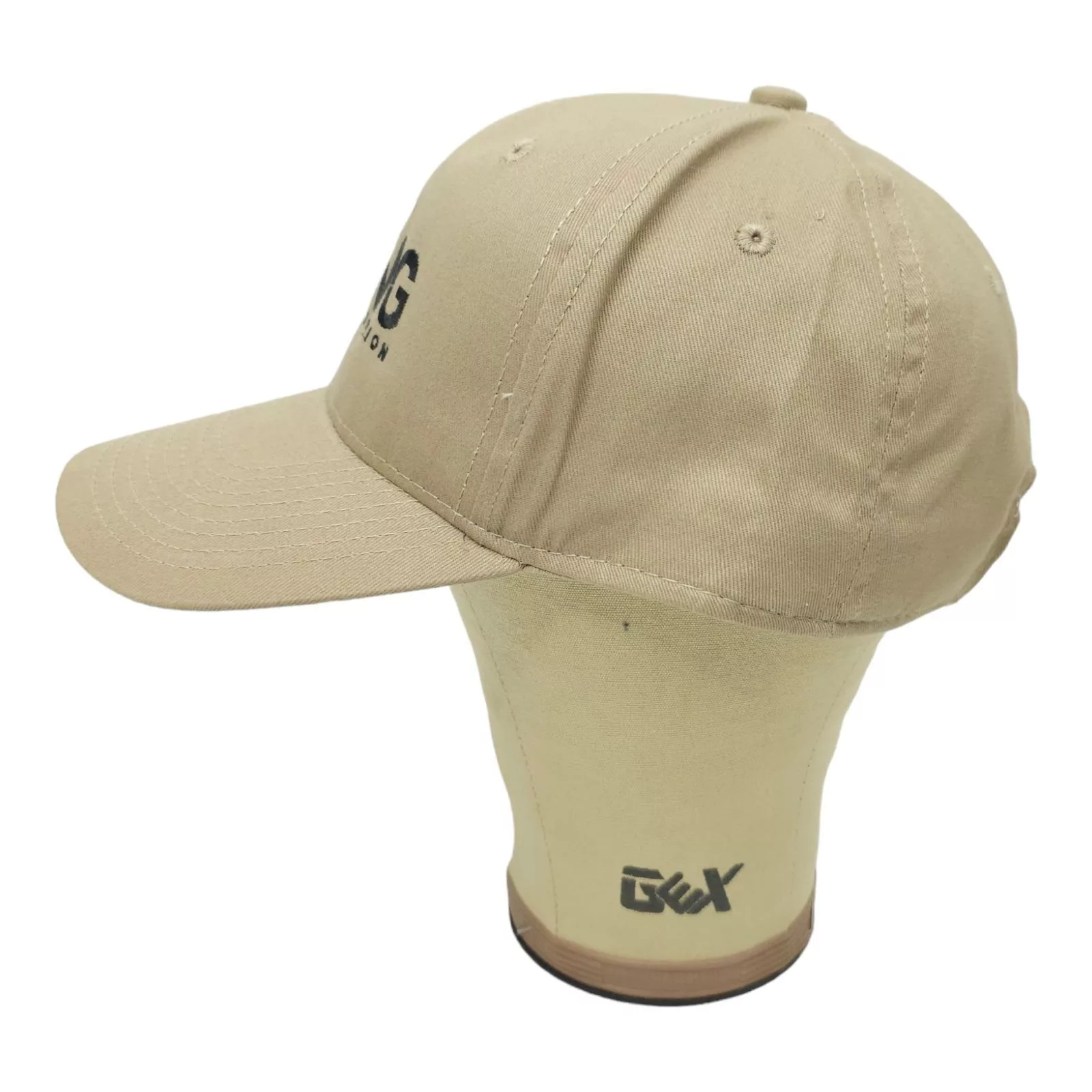 Other Hats Other McCarty King Construction Embroidered Logo Strapback Cap Beige