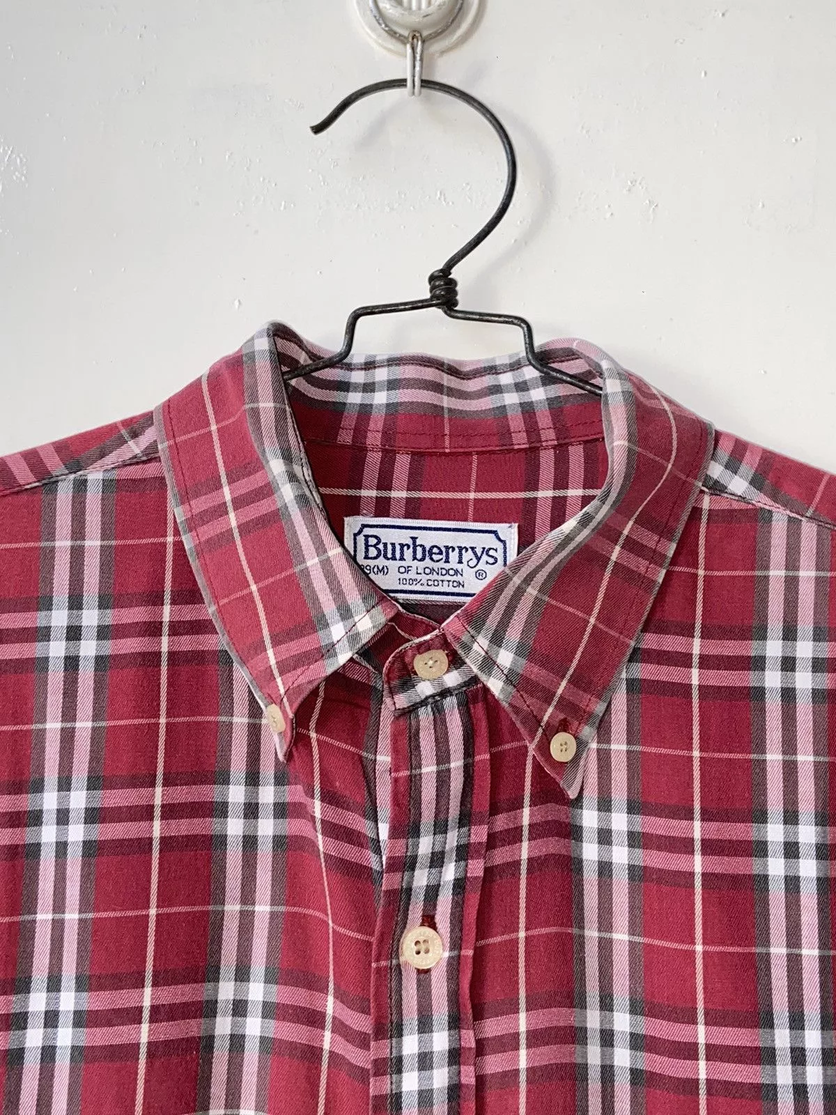 Burberry Shirts Button Ups BURBERRY Red Striped Shirt