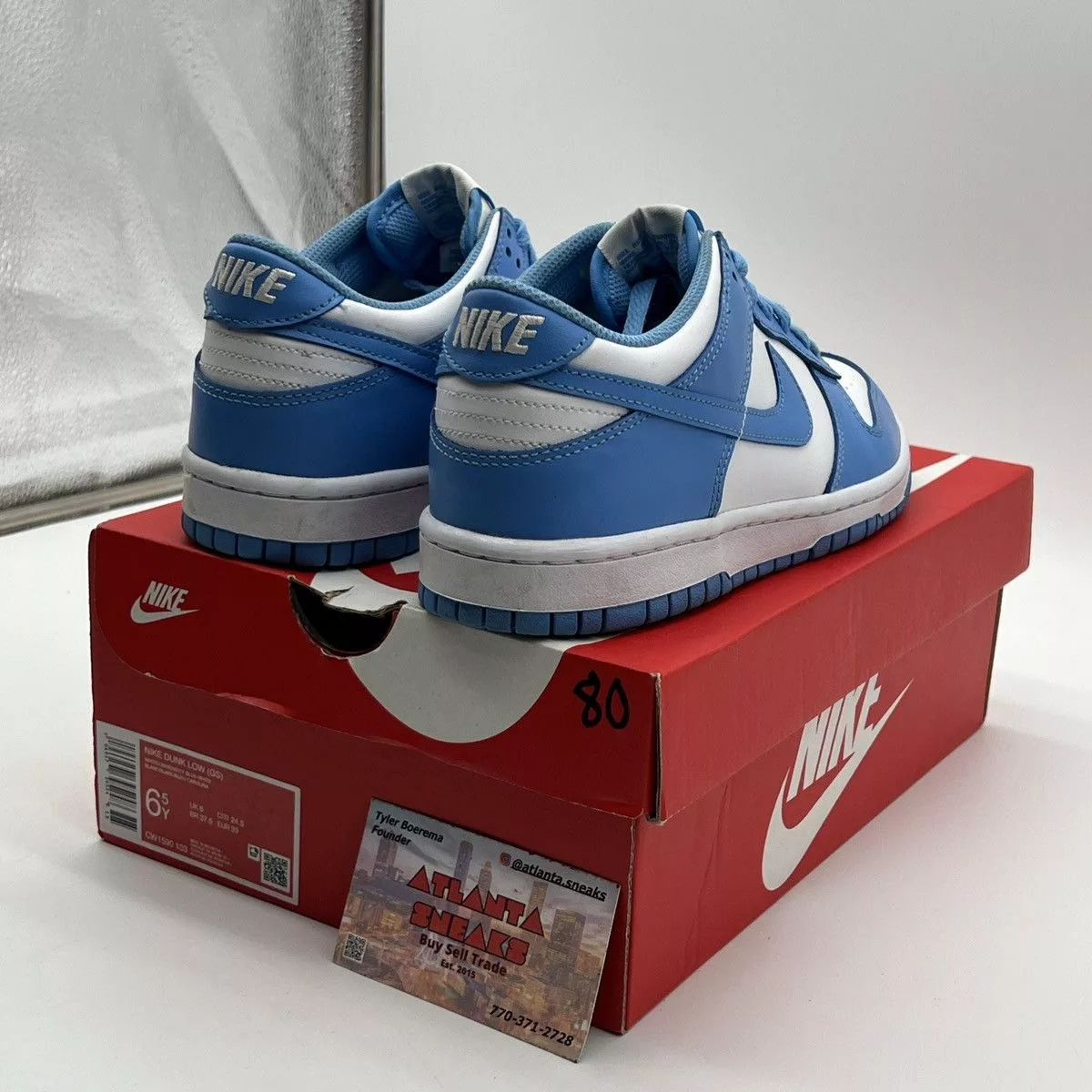 Nike Low Top Sneakers Nike dunk low university blue White