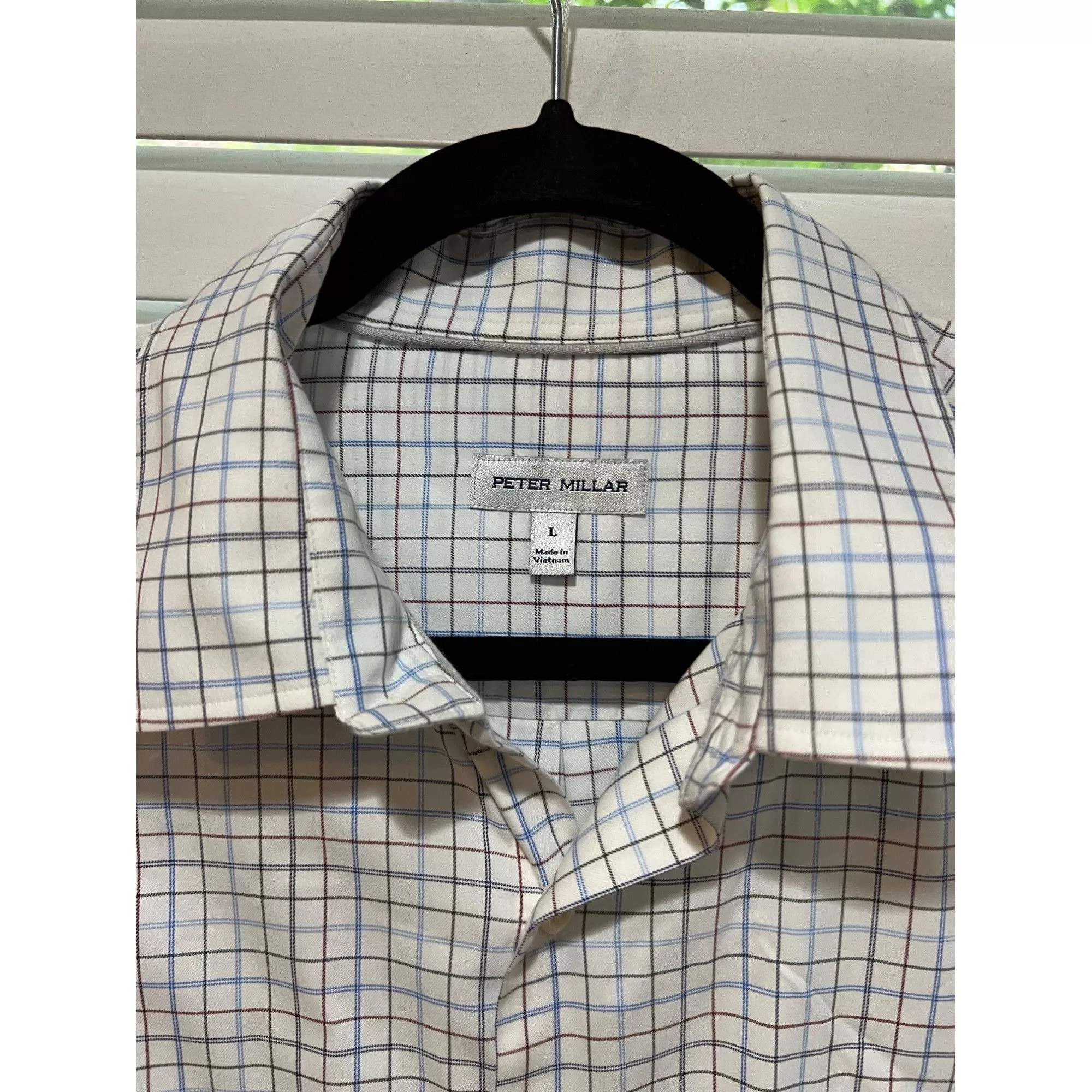 Peter Millar Shirts Button Ups Peter Millar Long Sleeve Button Up Shirt - Size - L White
