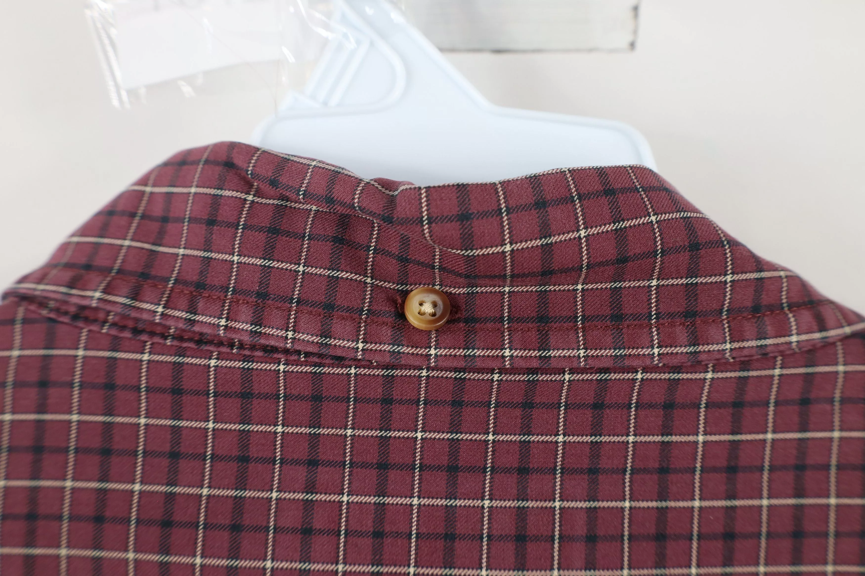 Cabelas Shirts Button Ups Cabelas × Vintage Vintage Cabelas Faded Collared Button Down Shirt Red Plaid
