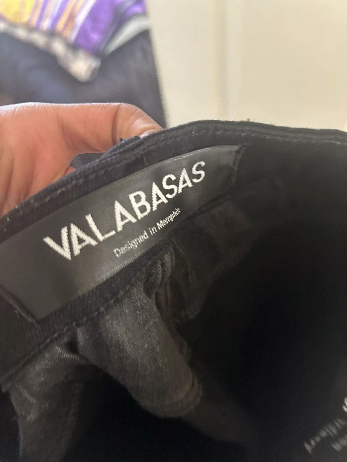 Valabasas Denim Valabasas Valabasis Distressed Flare Pants Black