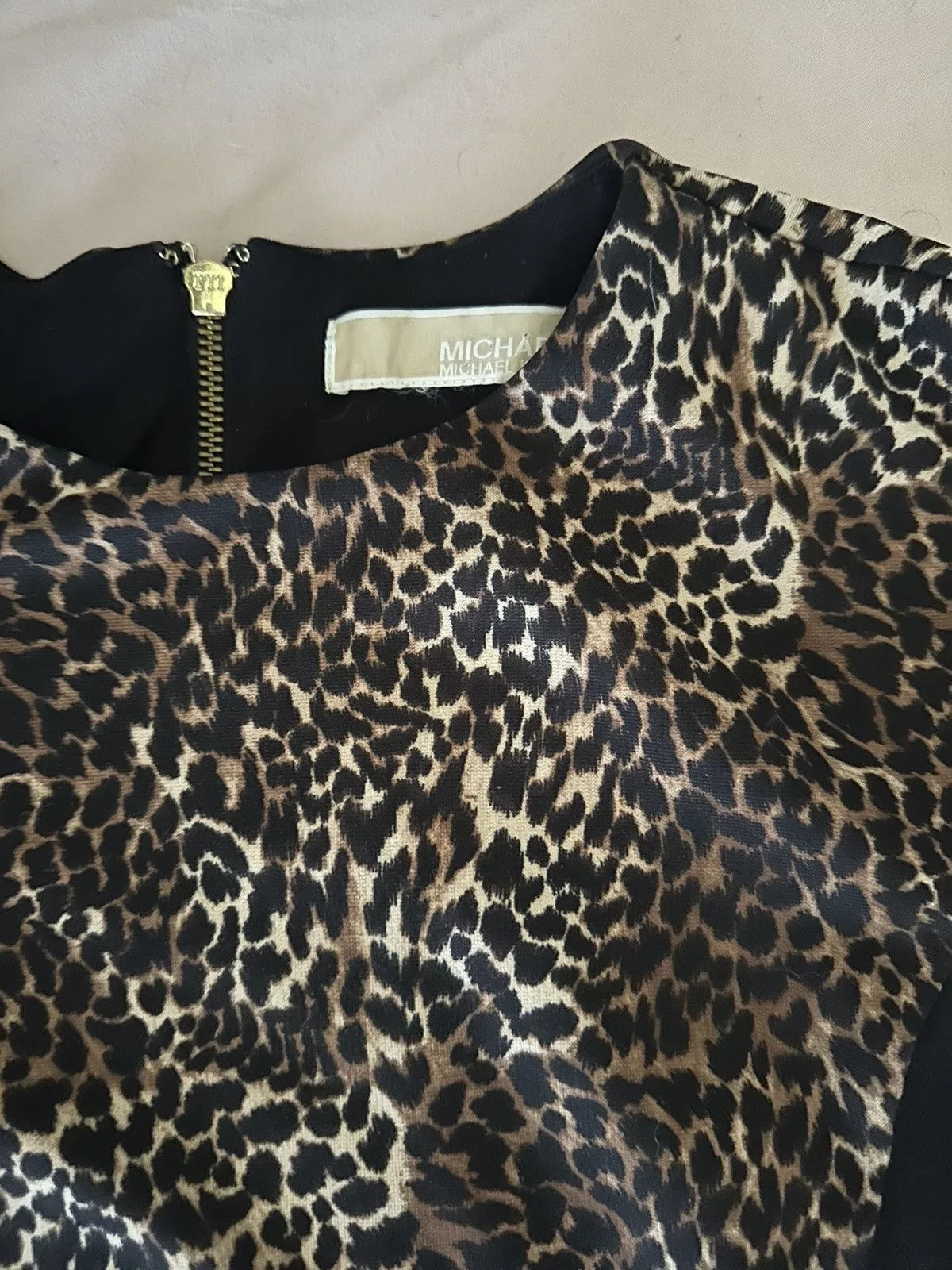 Michael Kors Midi Dresses Michael Kors Classy Leopard Cheetah Print Size Small Dress Brown