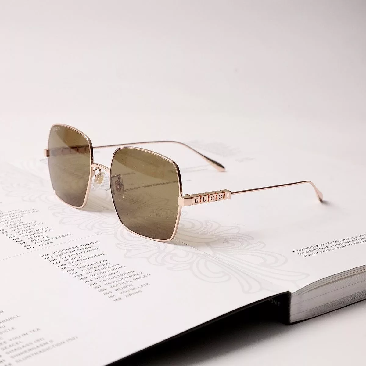 Gucci Sunglasses GUCCI GG1434S SUNGLASSES Gold