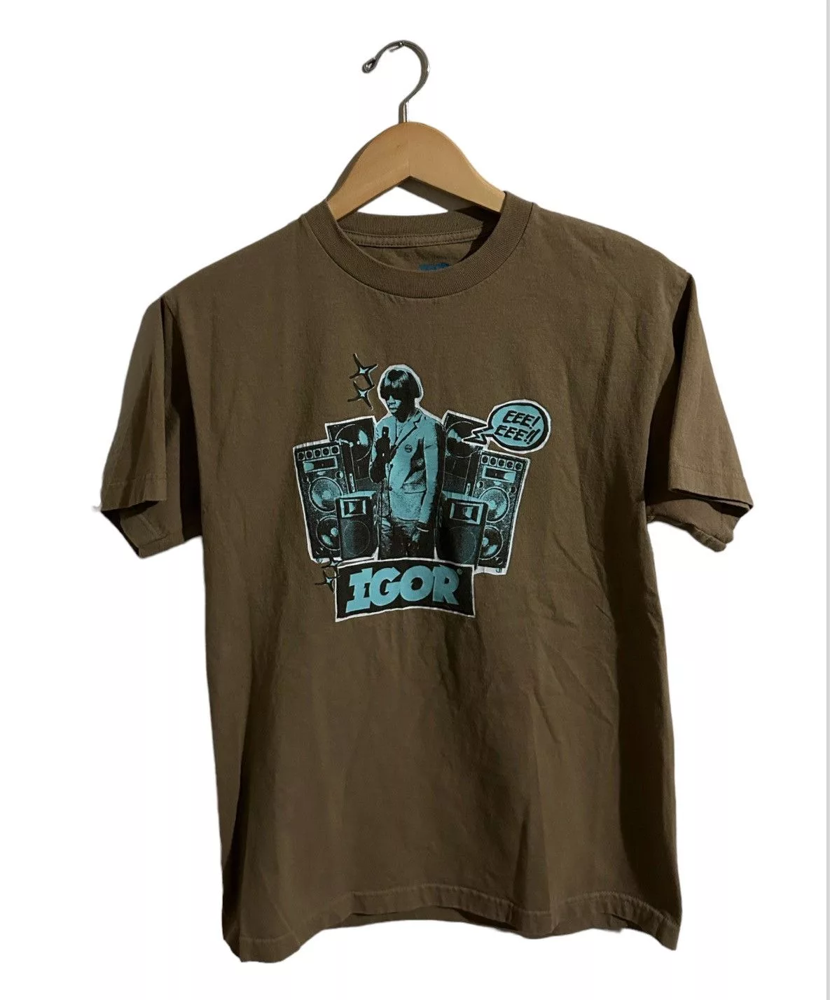 Odd Future Short Sleeve T Shirts Odd Future × Tyler The Creator Tyler The Creator Igor Tee Brown
