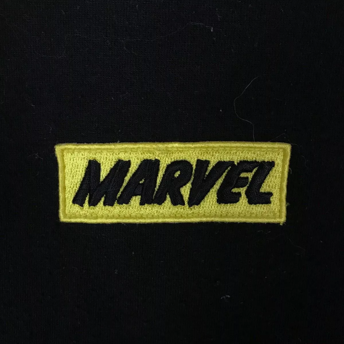 Marvel Comics Sweatshirts Hoodies Marvel Comics Vintage Marvel Mini Logo Pullover Jumper Sweatshirt Black