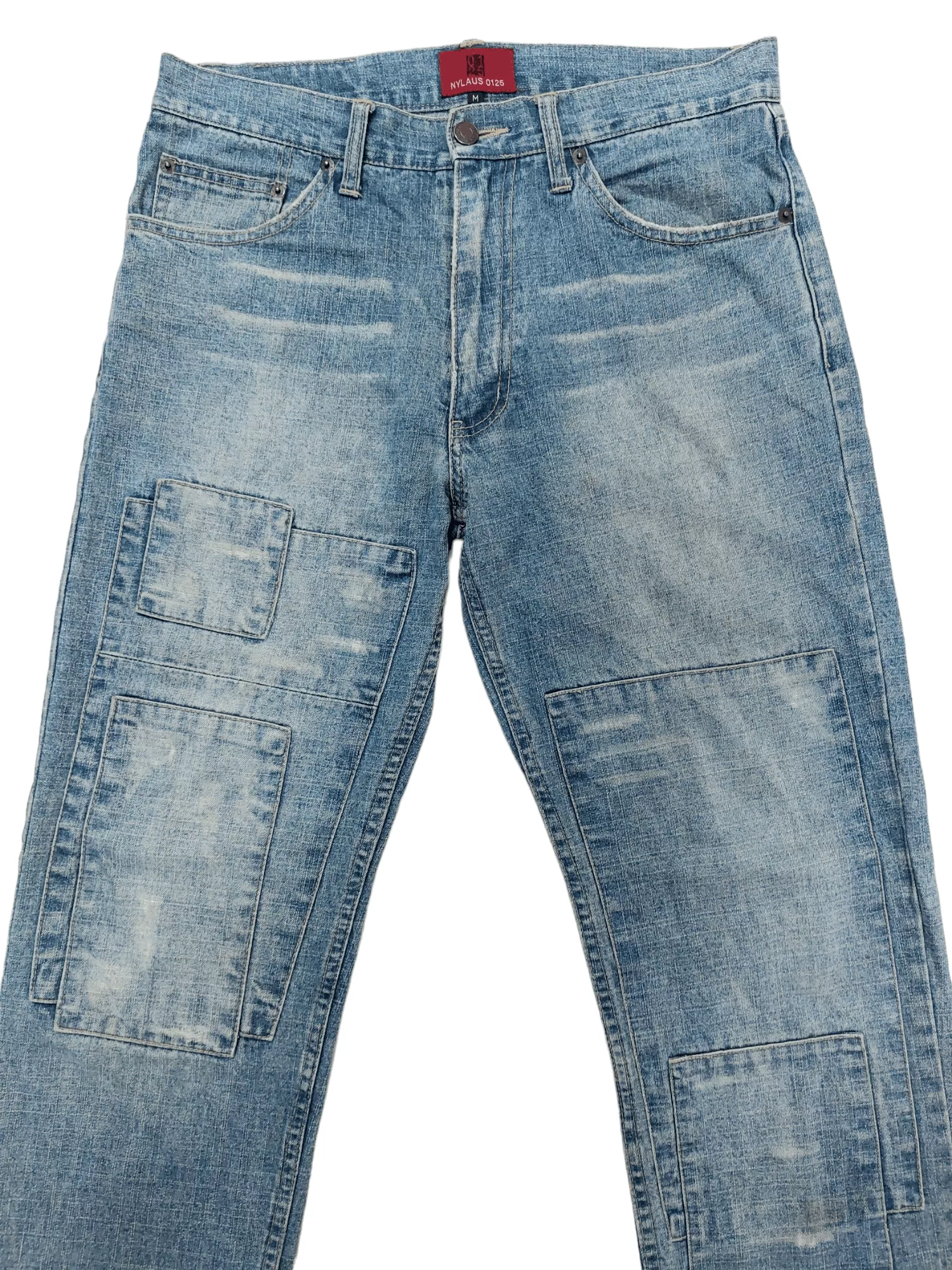 Designer Denim Designer × If Six Was Nine Nylaus 0125 Patchwork Denim Blue
