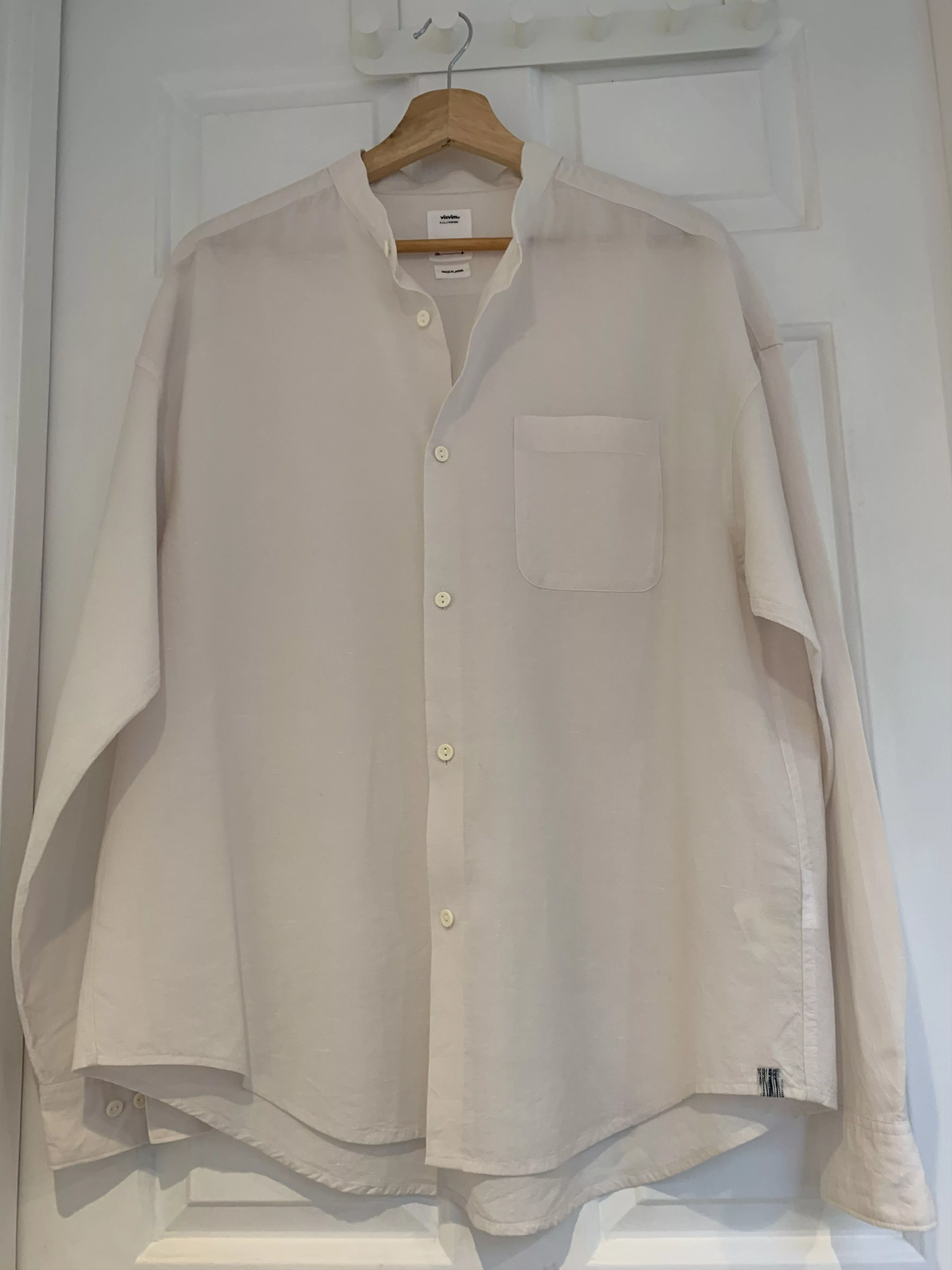 Visvim Shirts Button Ups Visvim INGALL II SHIRT White