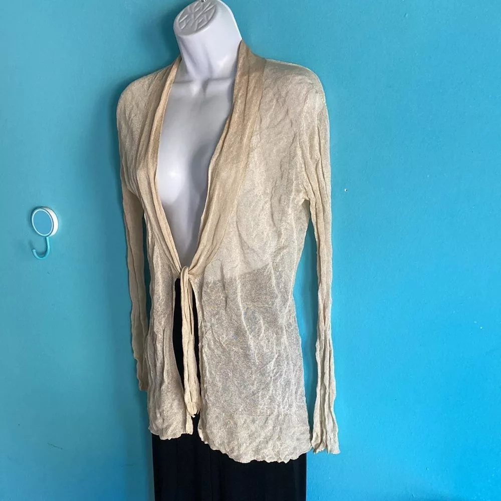 Other Sweaters Other Bibelot Cardigan Size S Gold