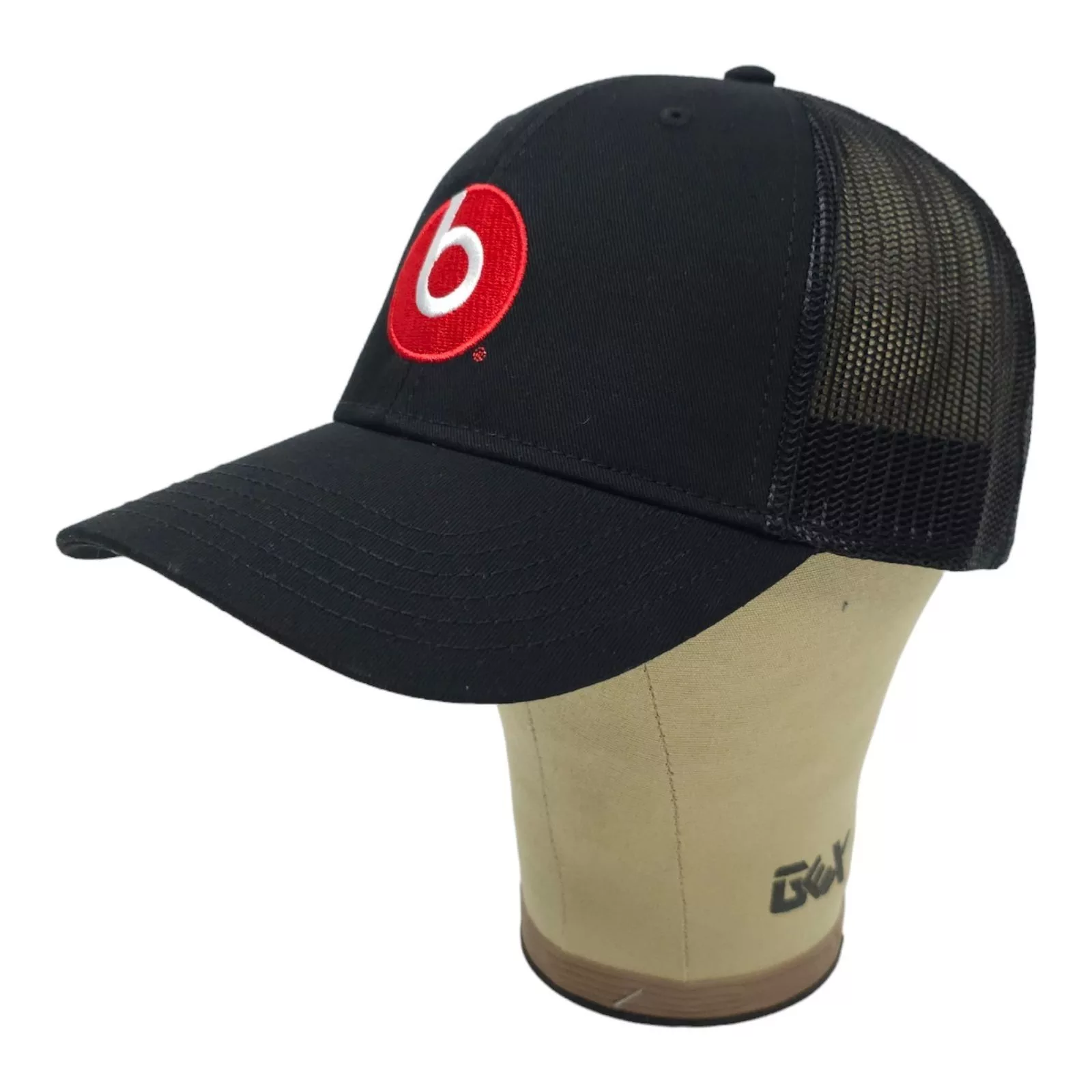 Other Hats Other Beats Dr Dre Embroidered Logo Black Mesh Trucker Snapback