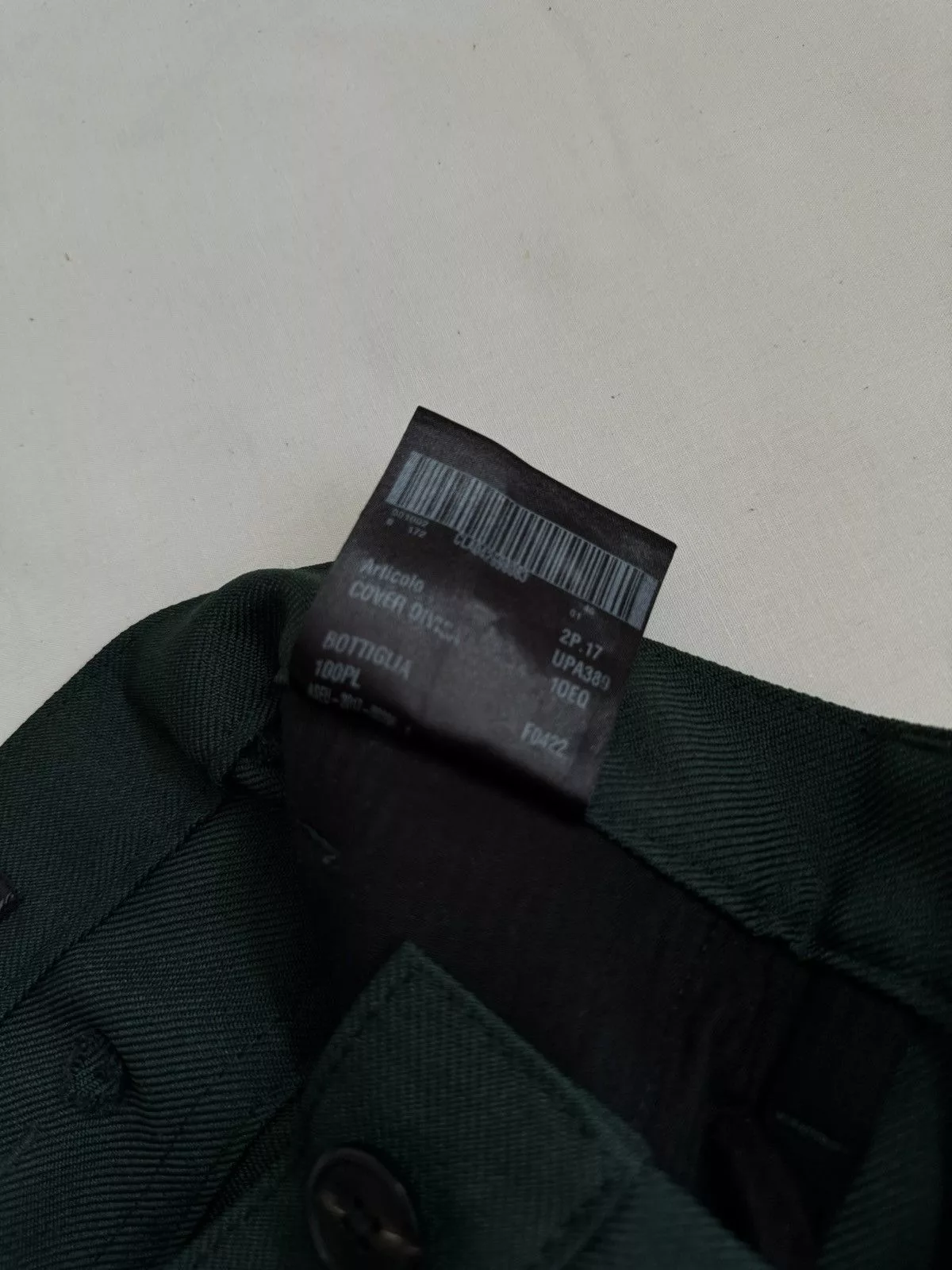 Prada Casual Pants Prada FW17 Disco Trousers Green