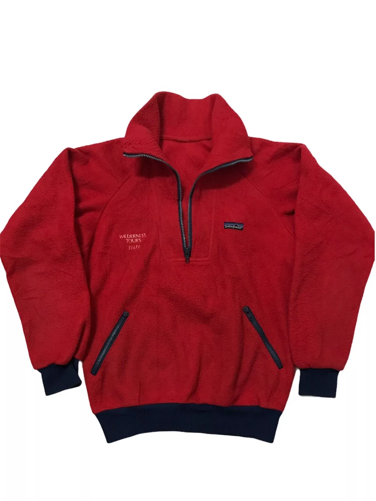 Patagonia Sweaters Knitwear Vintage Patagonia Wilderness Tours Staff Half-Zip Fleece Multi