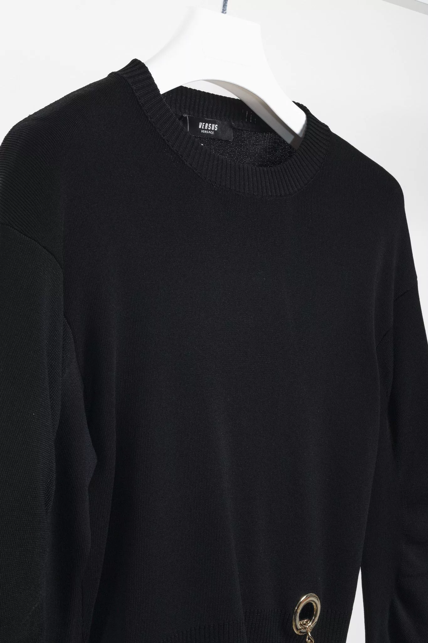 Versus Versace Sweaters Versus Versace Black Knit Sweater