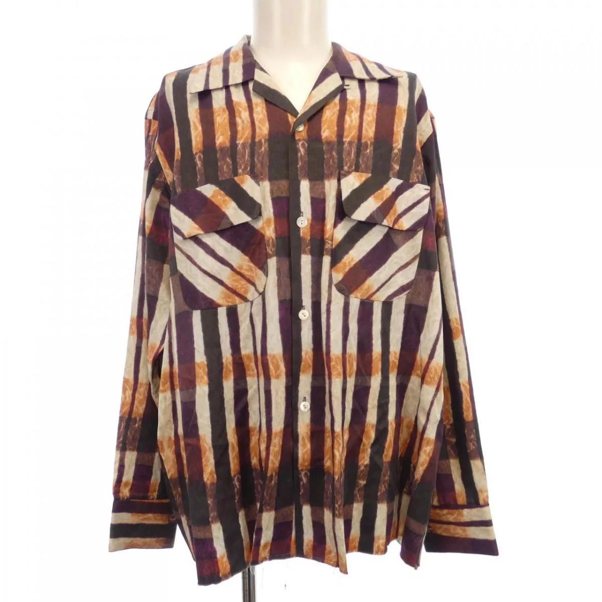 Needles Shirts Button Ups Needles Shirt Overall Pattern Long Sleeve Multicolor