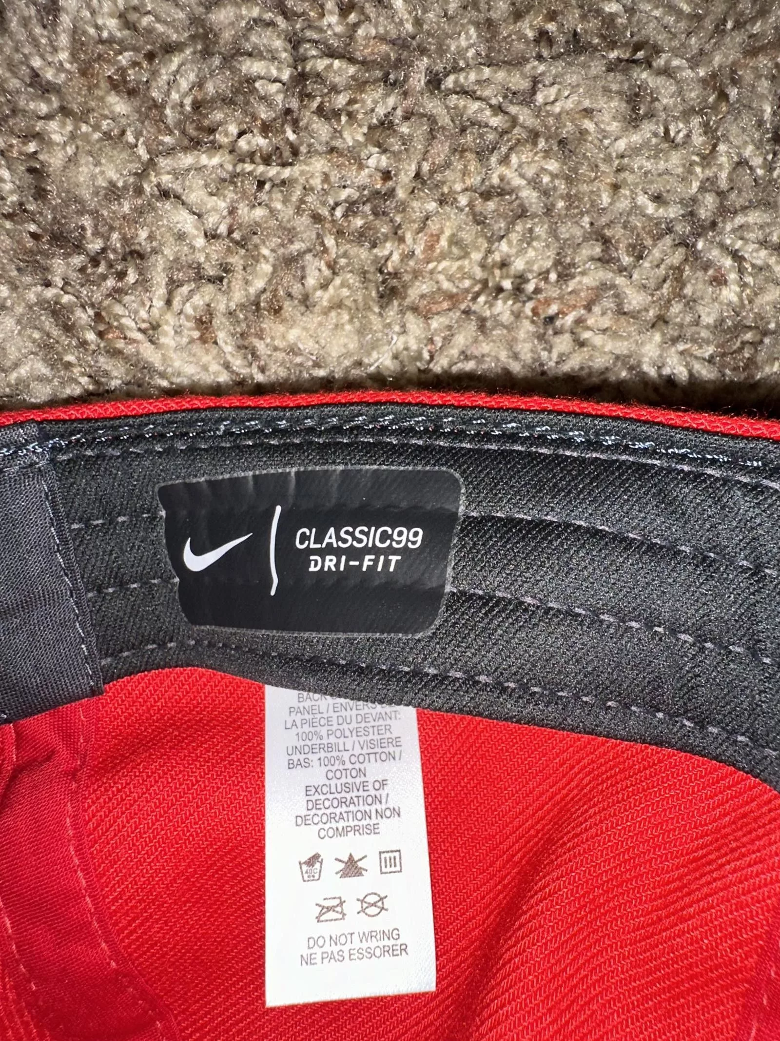 Nike Hats Nike Men’s Perfect Game PG Lettering Red SnapBack