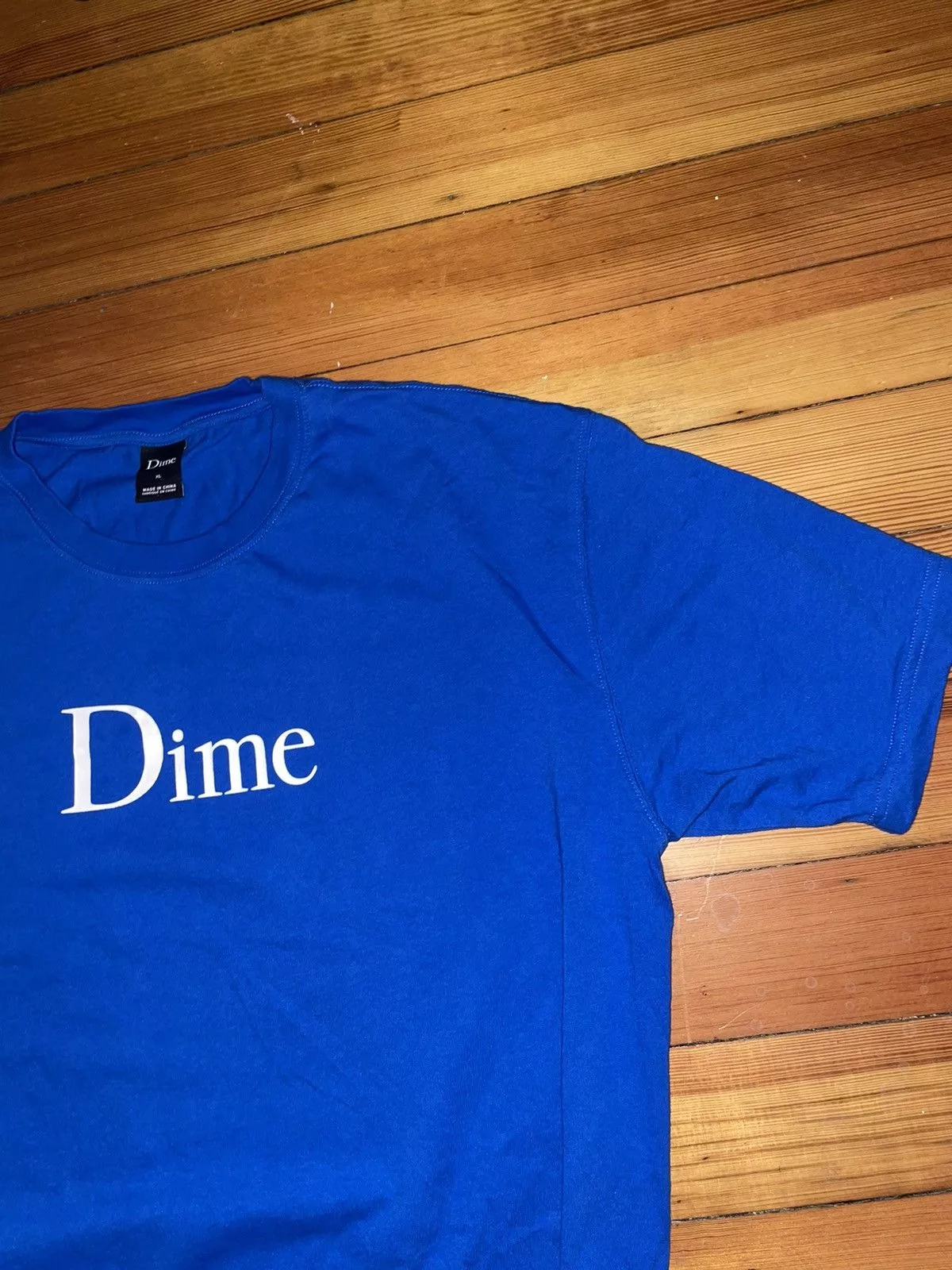Dime Short Sleeve T Shirts Dime Classic Logo Tee Blue