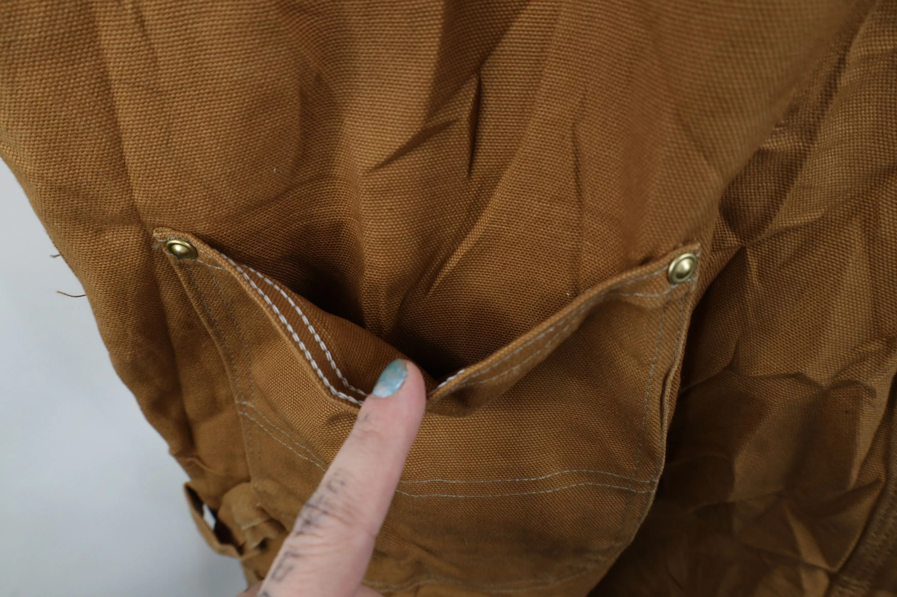 Carhartt Overalls Jumpsuits Carhartt × Vintage Vintage Y2K 2002 Carhartt Wide Leg Double Knee Overalls Brown