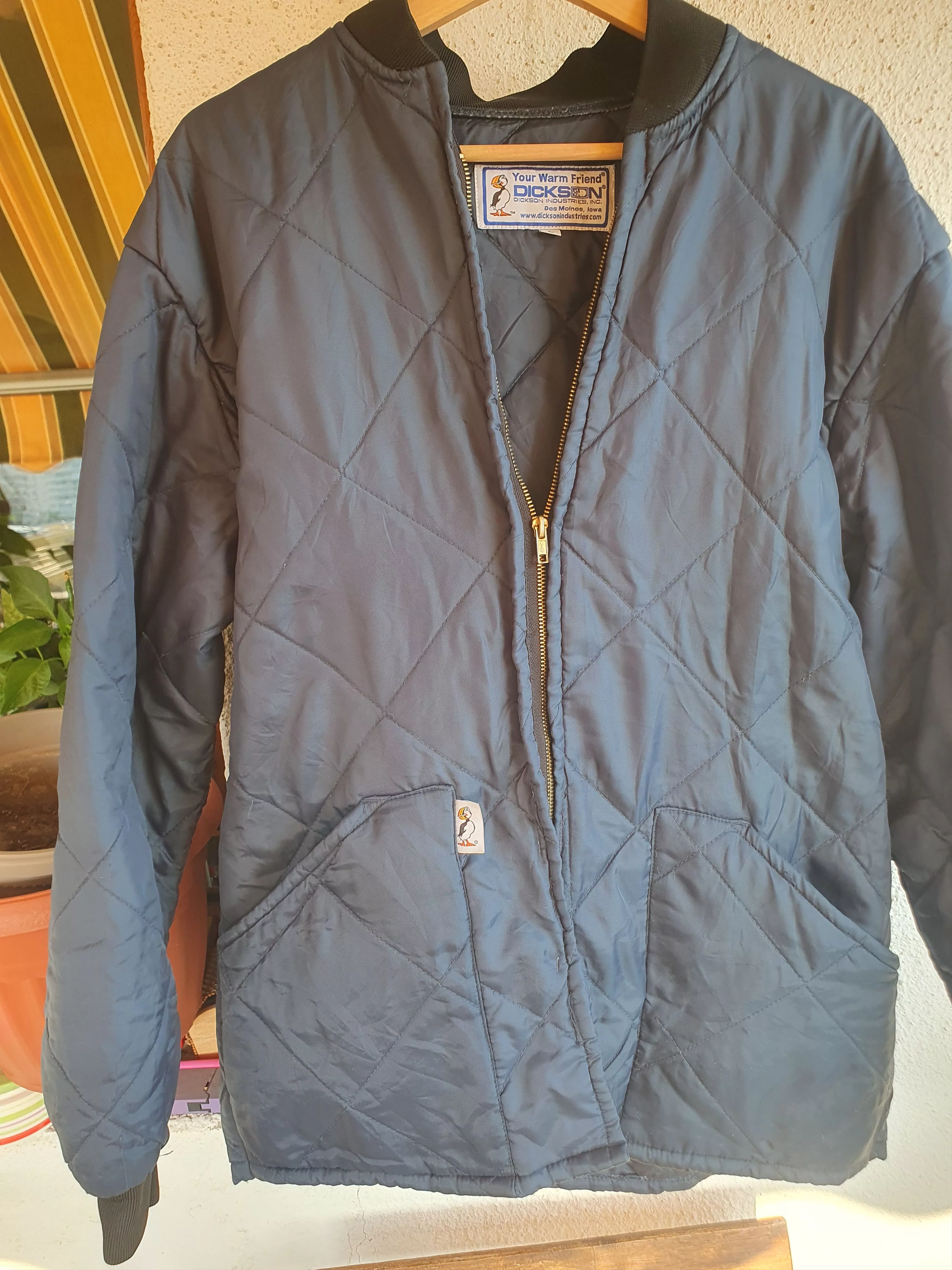 Vintage Light Jackets Vintage Dickson Industries Quilted Jacket Vtg Hunting Work Wear L Black Streetwear