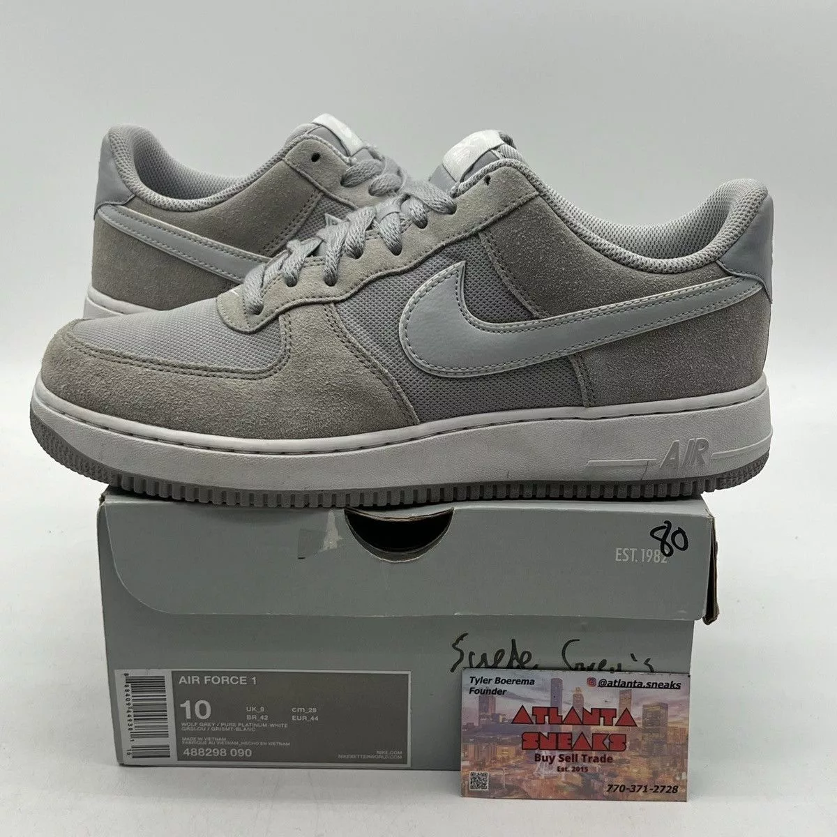 Nike Low Top Sneakers Nike Air Force 1 low wolf grey Gray