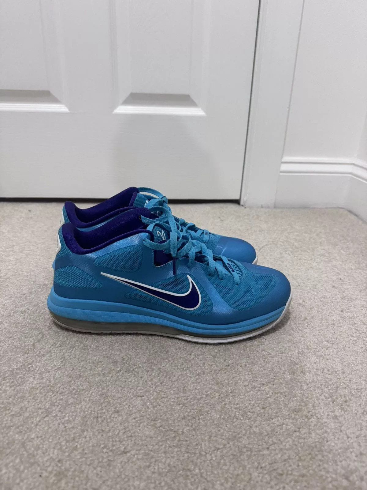 Nike Low Top Sneakers Nike Lebron 9 Low Summit Lake Hornets Blue