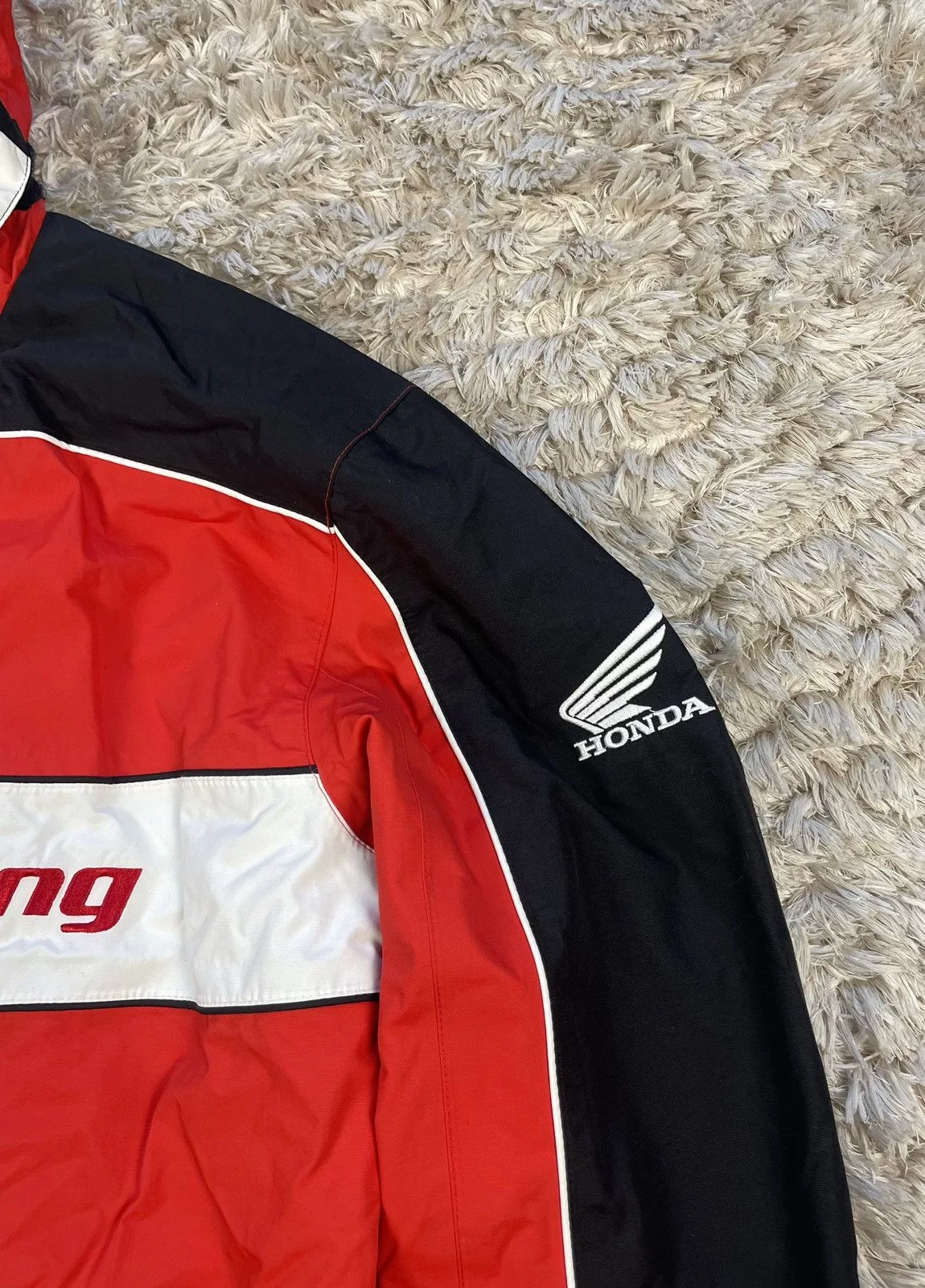 Honda Light Jackets Honda racing jacket Red Vintage