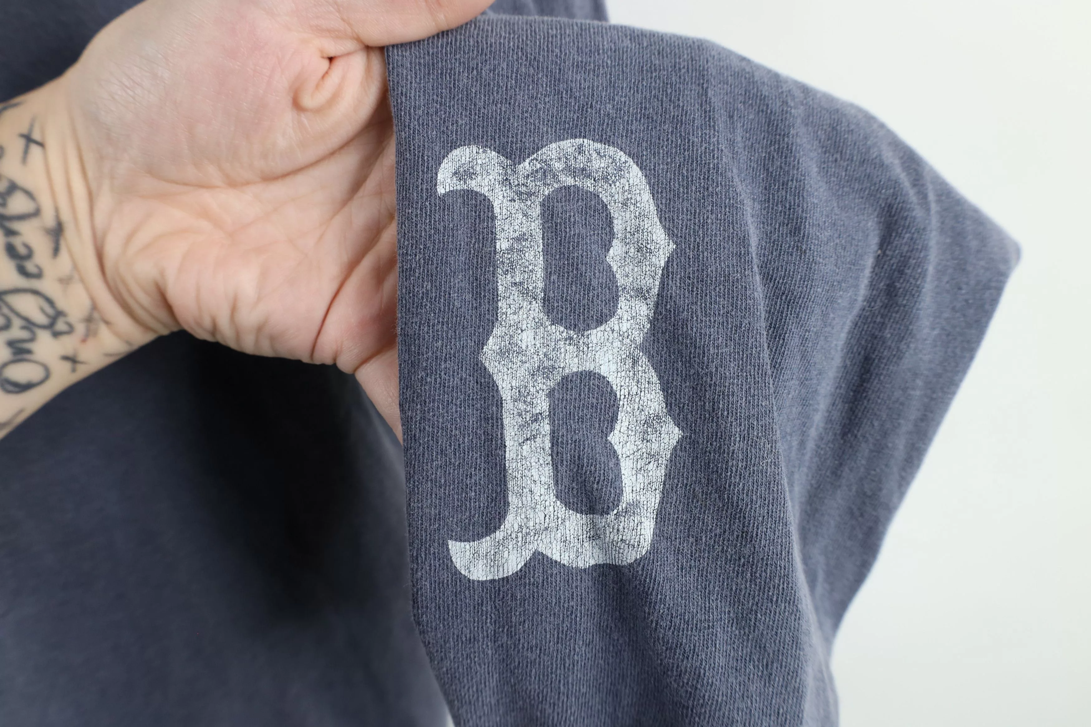 Vintage Long Sleeve T Shirts Vintage 90s Boston Red Sox Baseball Long Sleeve T-Shirt USA Blue