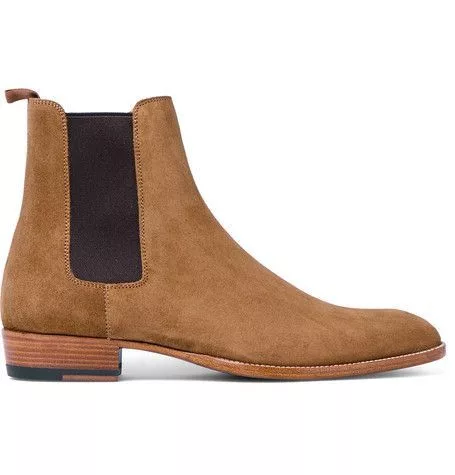 Saint Laurent Paris Boots Saint Laurent Paris Chelsea Boots in Brown
