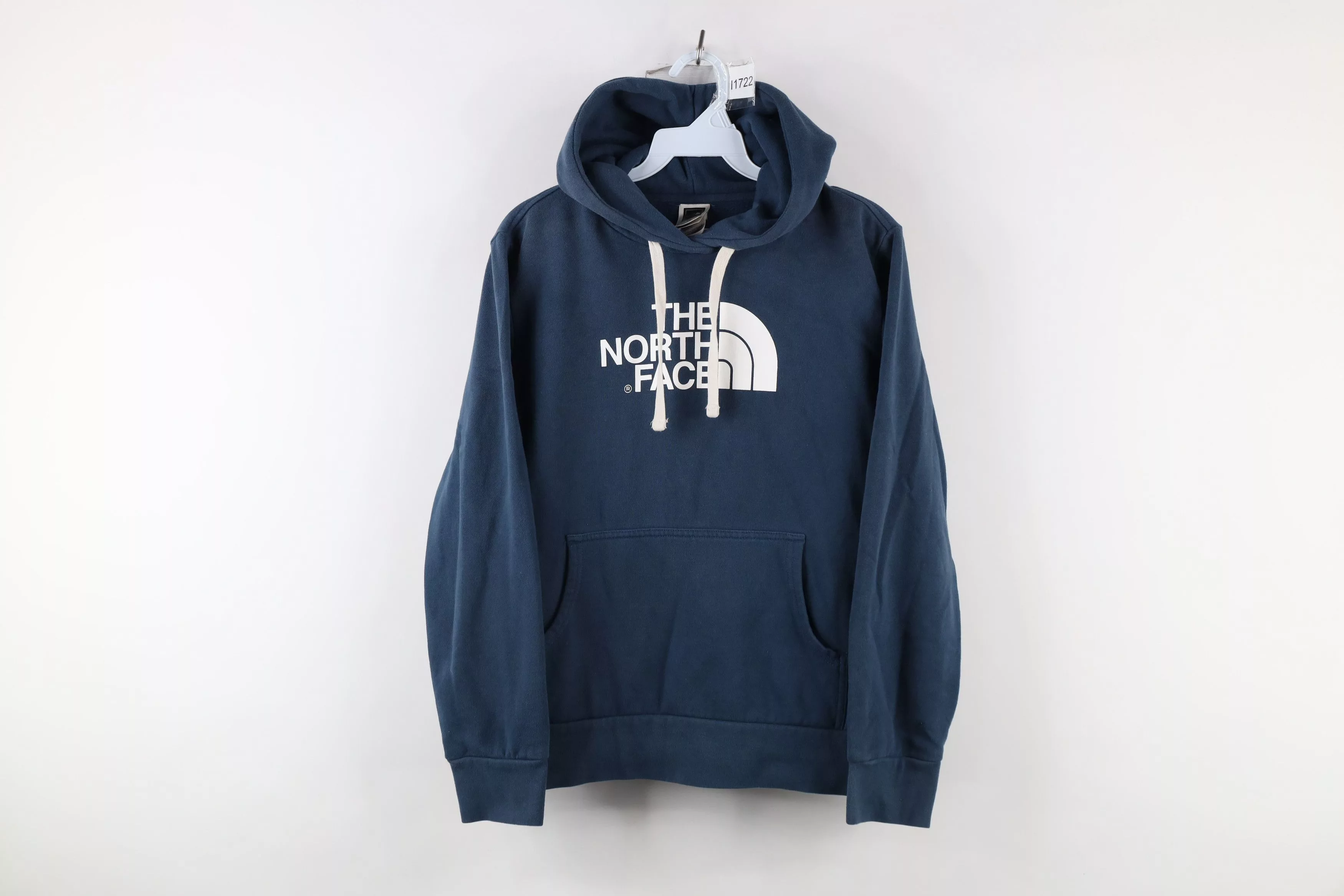 The North Face Sweatshirts The North Face × Vintage Vintage The North Face Spell Out Big Logo Hoodie Sweatshirt Blue