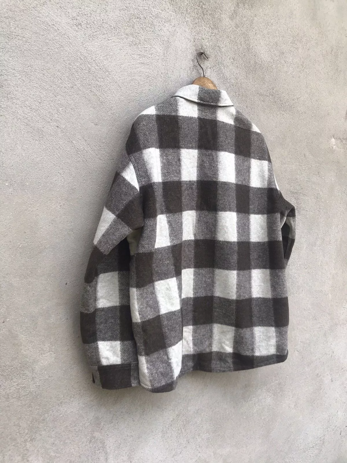 Uniqlo Light Jackets RARE UNIQLO WORKER WOOL BUTTON UP JACKET Multi Workwear