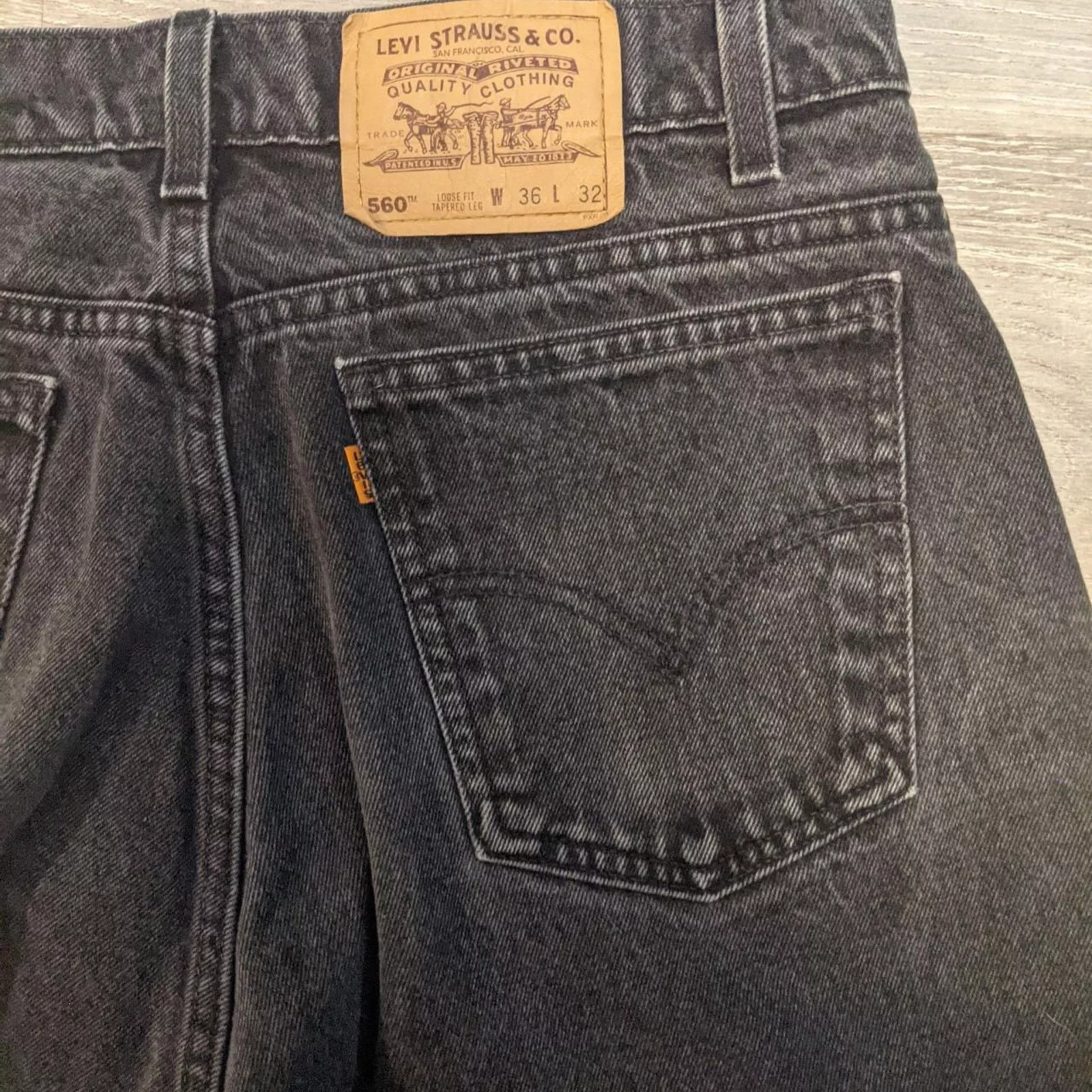Levi's Denim Levi's Levis 560 Black Denim Jeans