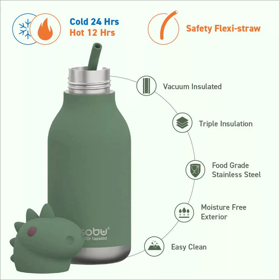 Stainless Water Bottle Bestie Dinosaur