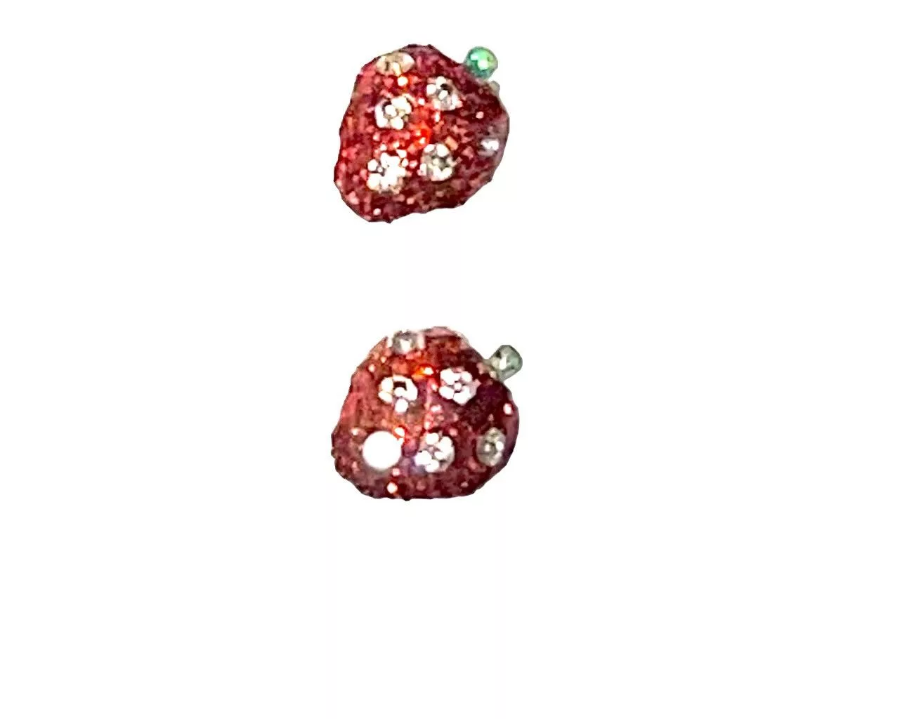Swarovski Earrings Swarovski Crystal Mini Vibrant Strawberry Earrings Red