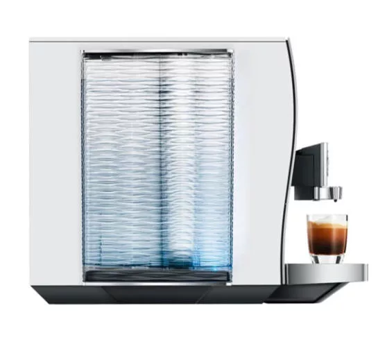 --Jura Z10 Hot & Cold Espresso Machine Silver and White