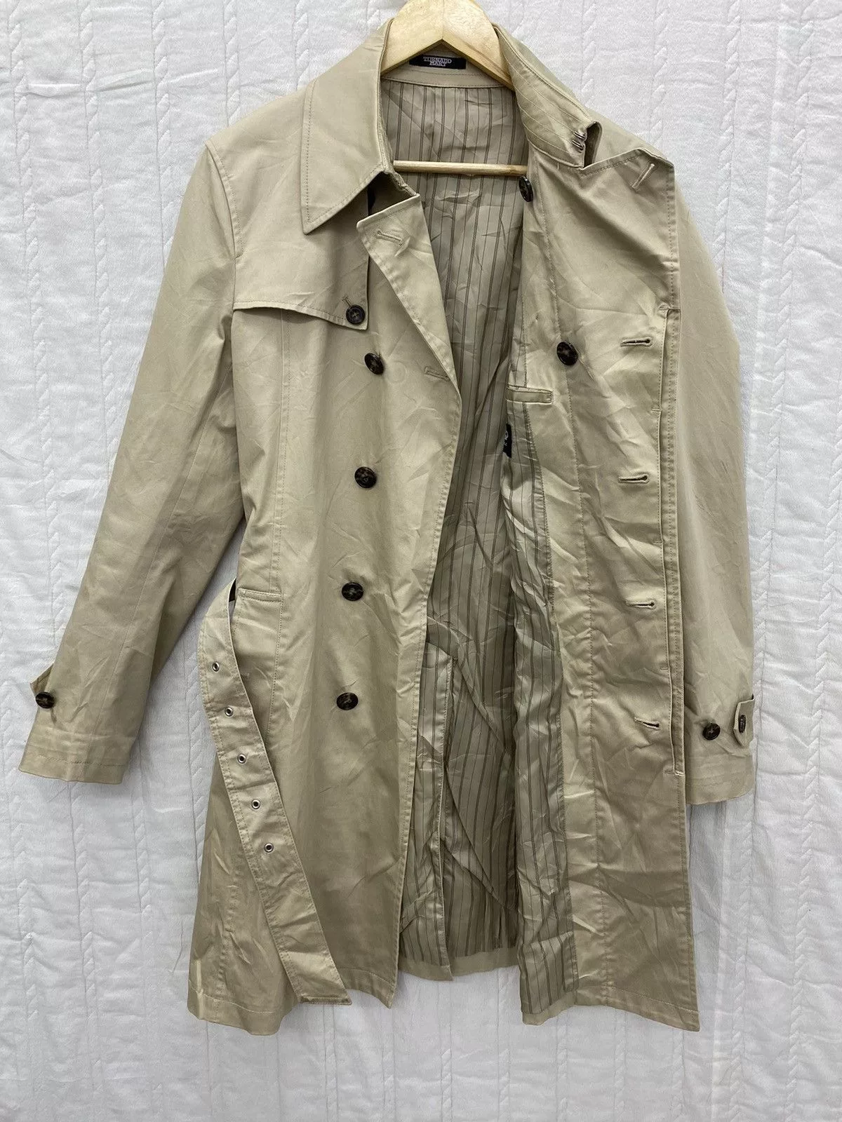 Tornado Mart Jackets (S)TORNADO MART TRENCH COAT White