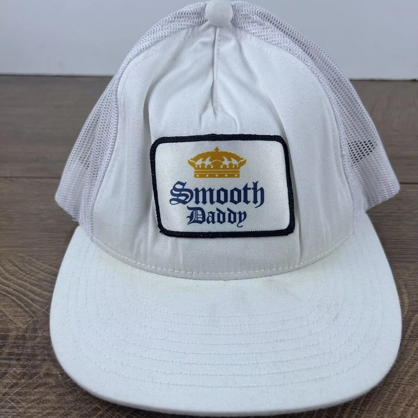 Other Hats Other Smooth Daddy Hat Corona Snapback Hat White Adjustable Hat Ad Vintage