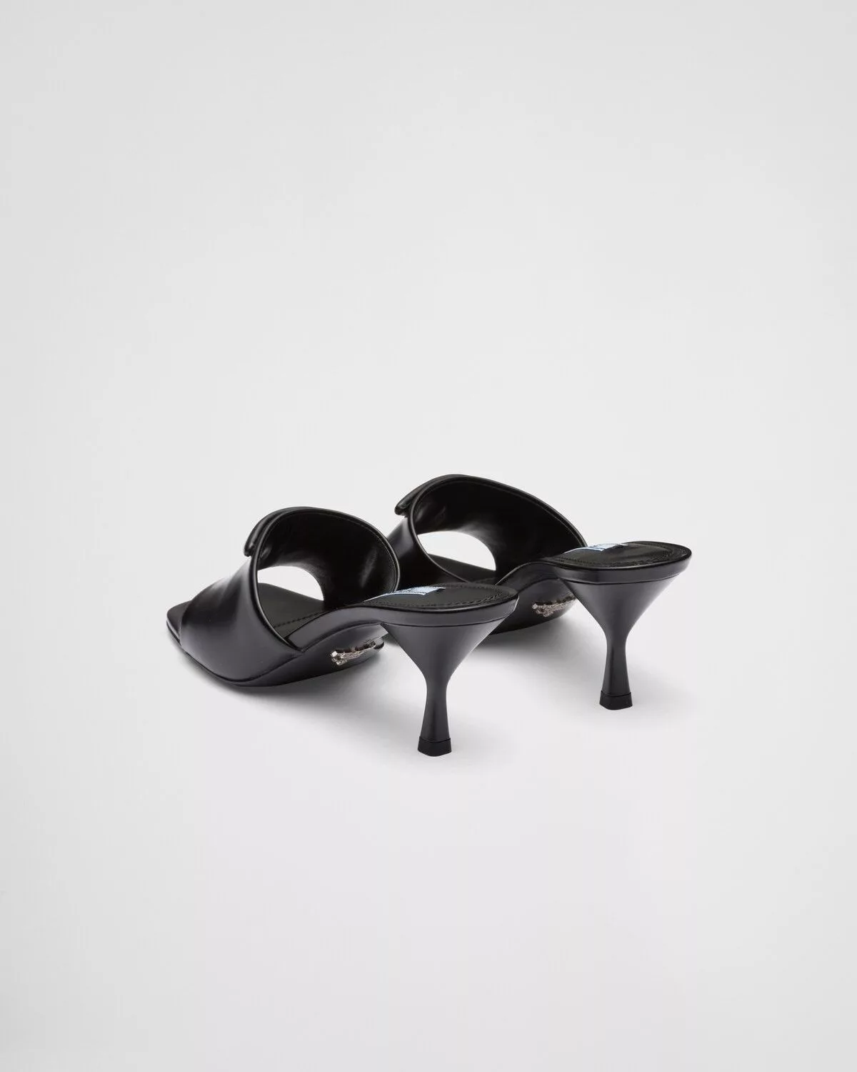 Prada Heels Prada o1la1rc1a0724 Heeled Slide in Black