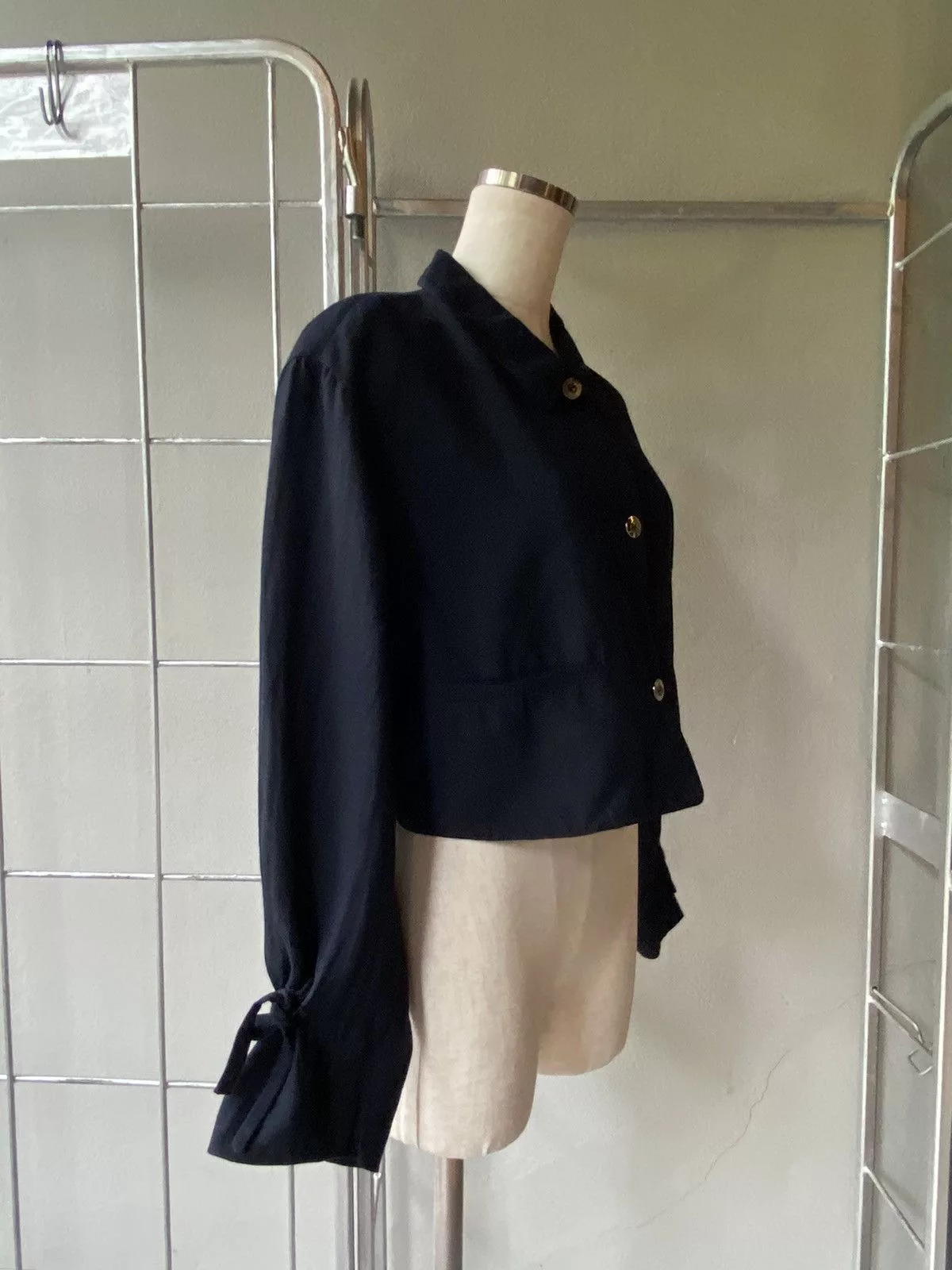 Claude Montana Jackets Claude Montana black crop jacket