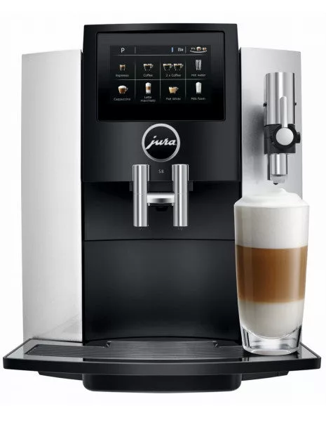 --Jura S8 Moonlight Silver Espresso Machine