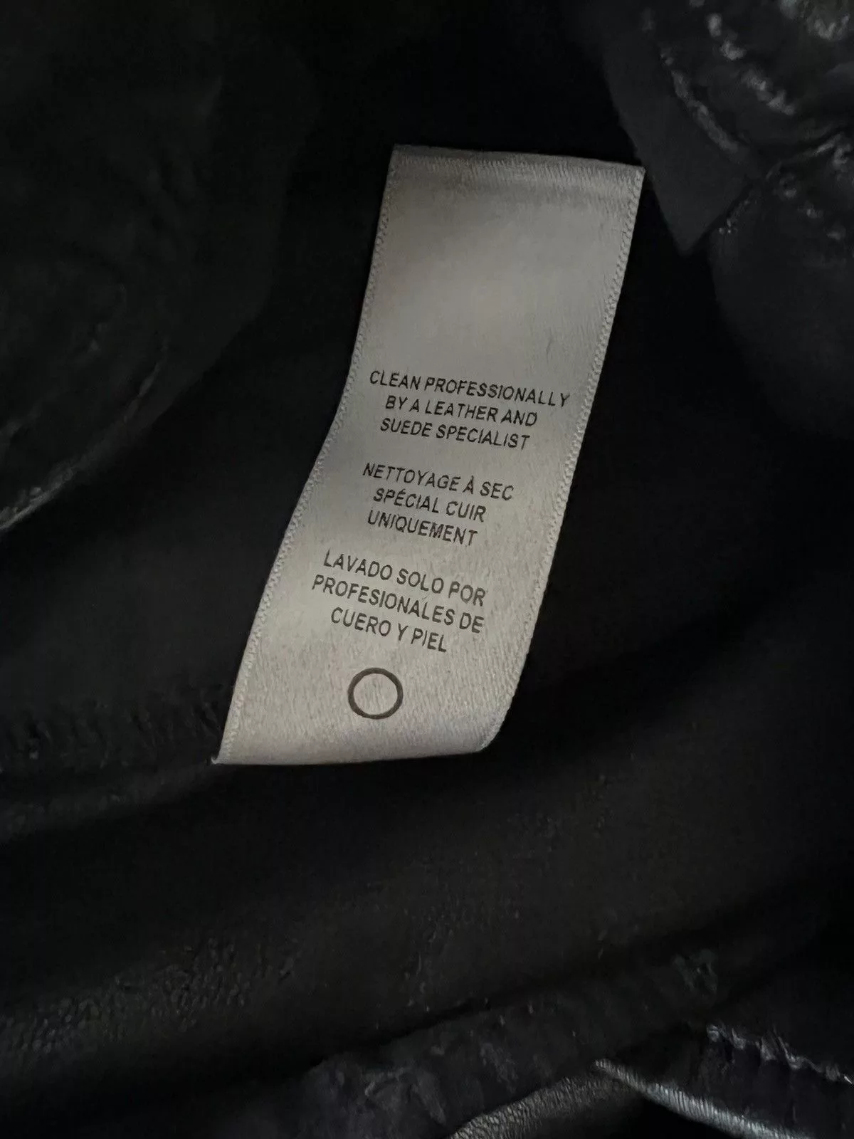 Frame Sweatpants Joggers Frame CARGO LAMBSKIN PANT Black