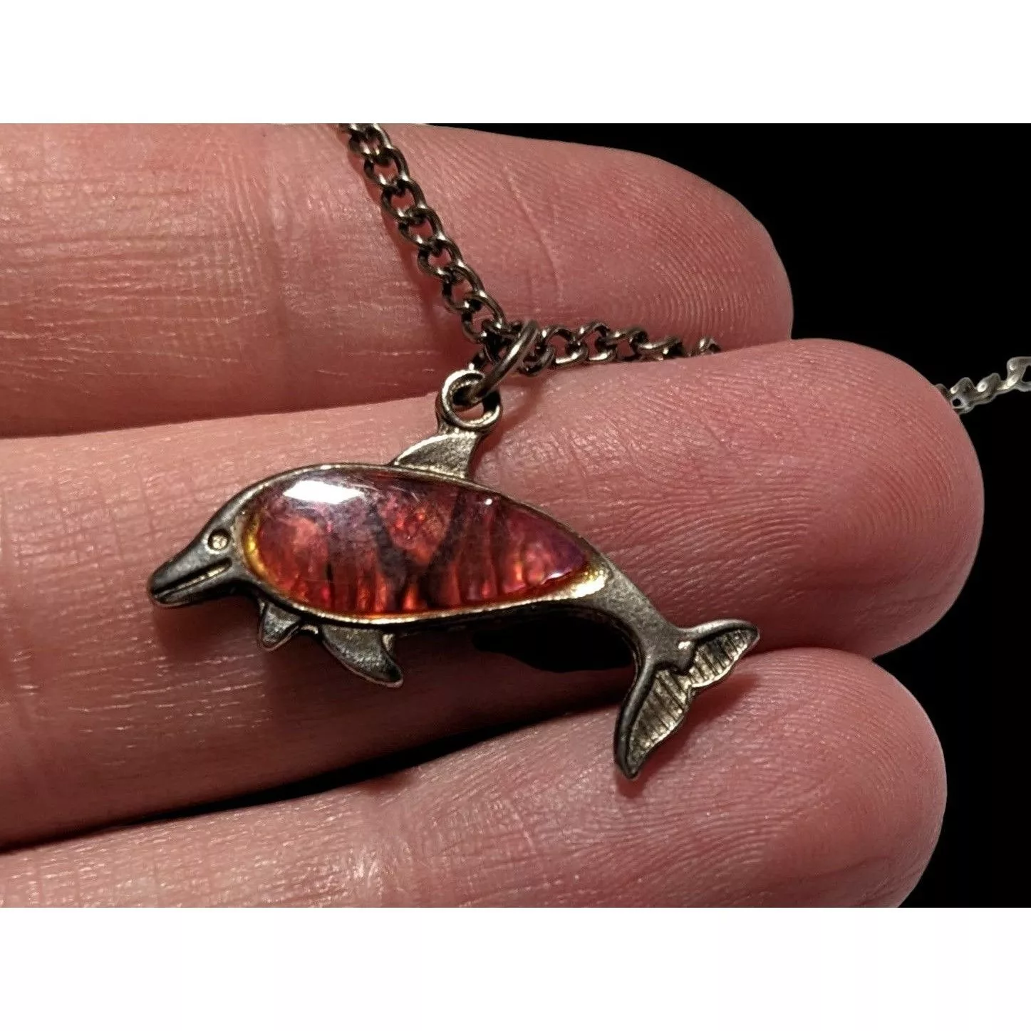 Other Necklaces Other Pink Shell Dolphin Necklace