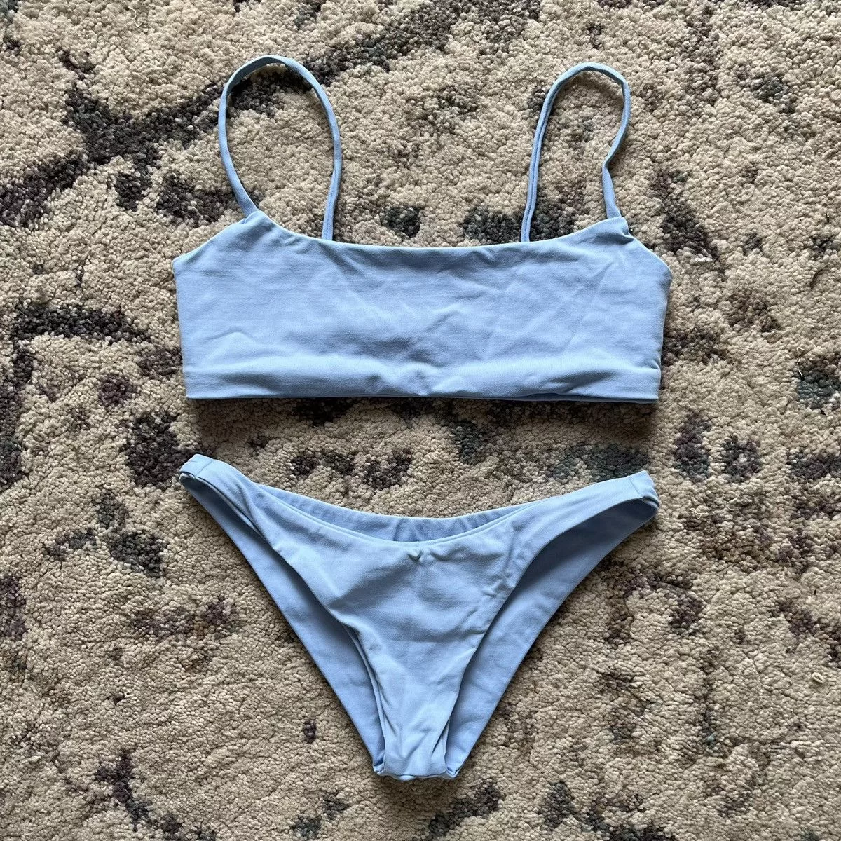 Vintage Tank Tops Vintage Blue Bikini