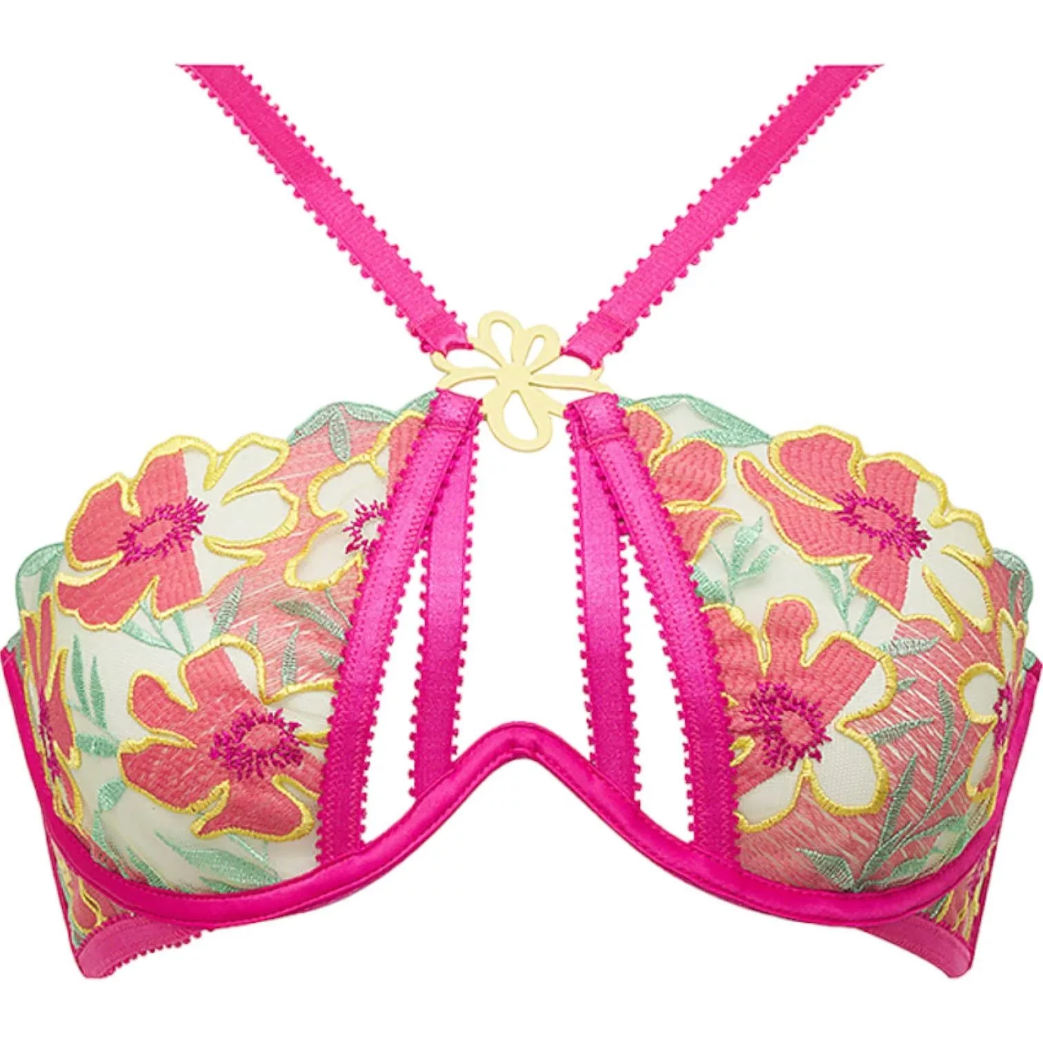 Victoria's Secret Socks Intimates Victoria's Secret For LOVE & LEMONS Lucy Monowire Bra w/ Tag, XXS Pink