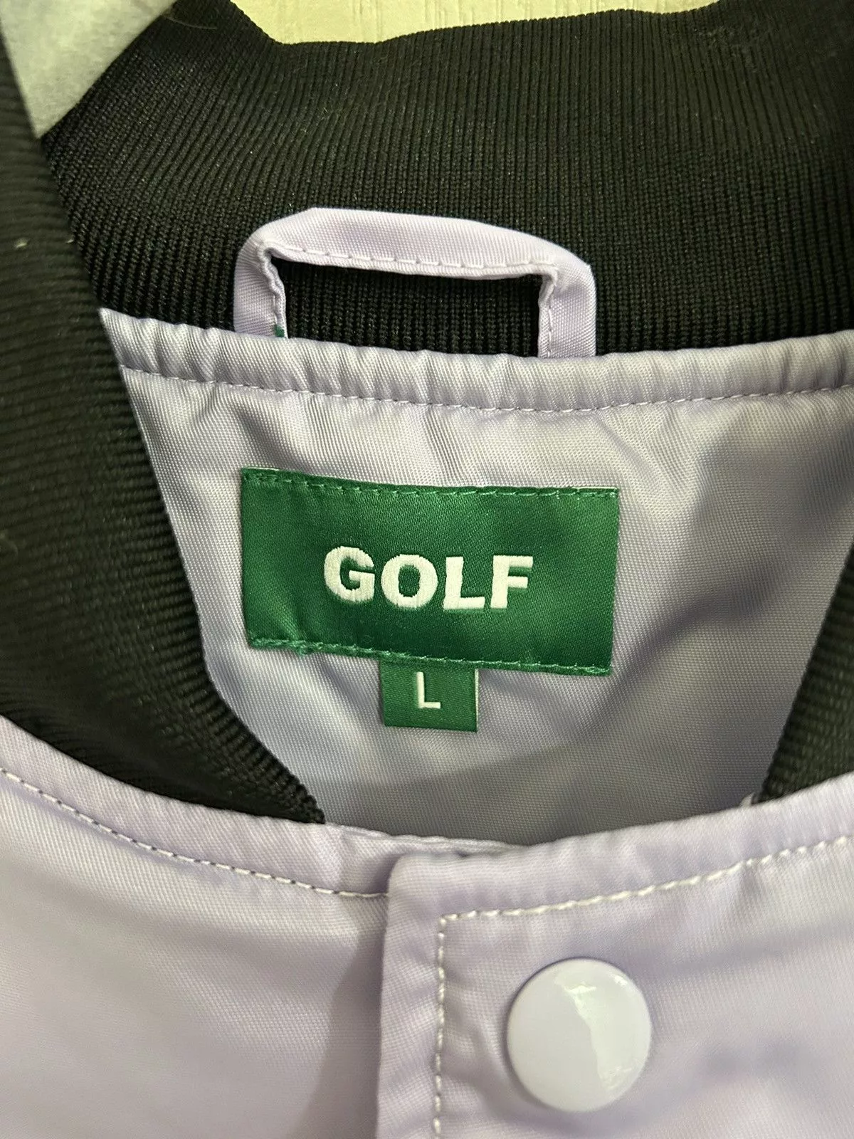 Golf Wang Light Jackets Golf Wang Autumn 2020 Letterman Jacket Purple