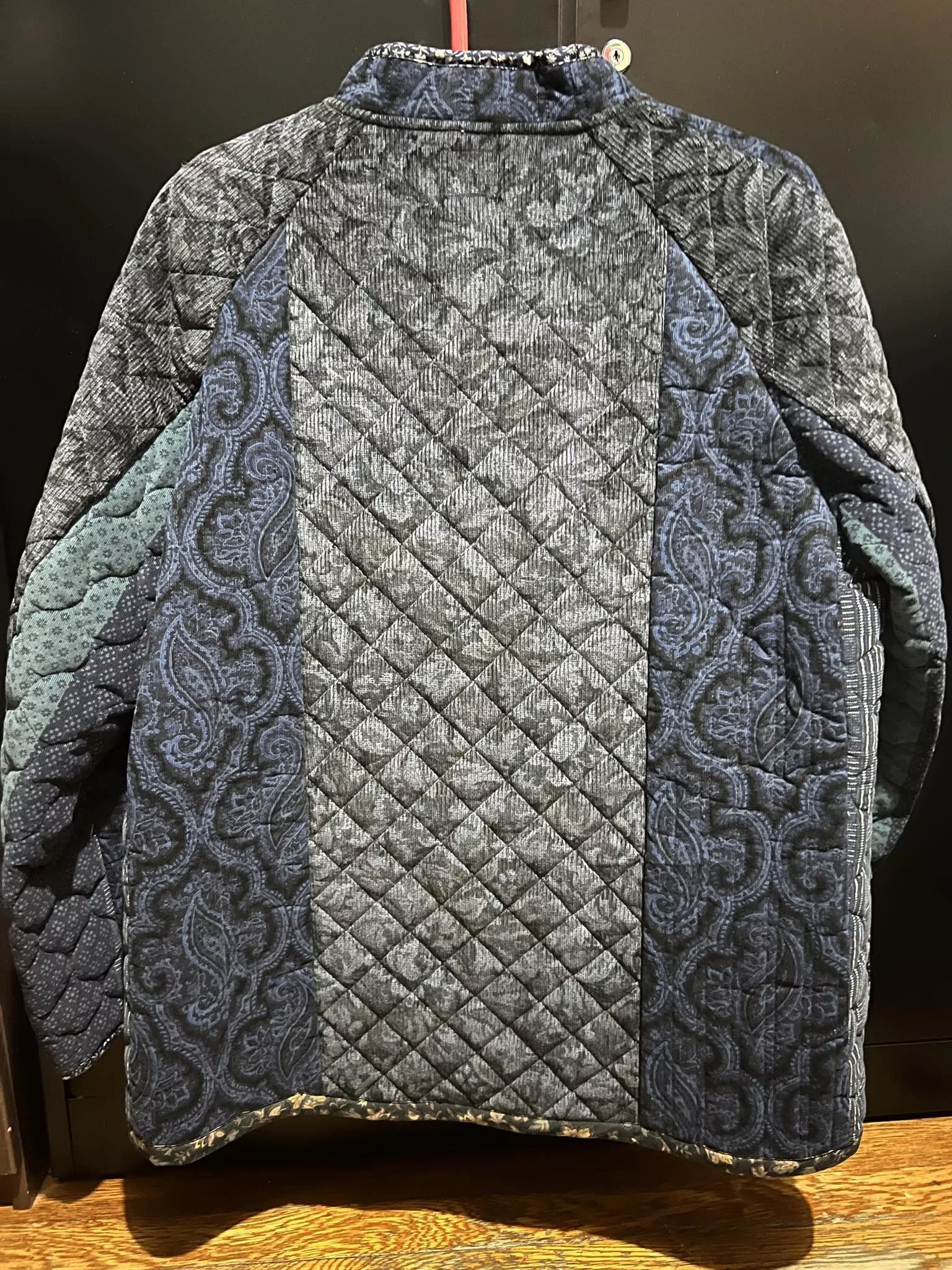 Needles Light Jackets Needles Stitch Quilt Chore Jacket Blue