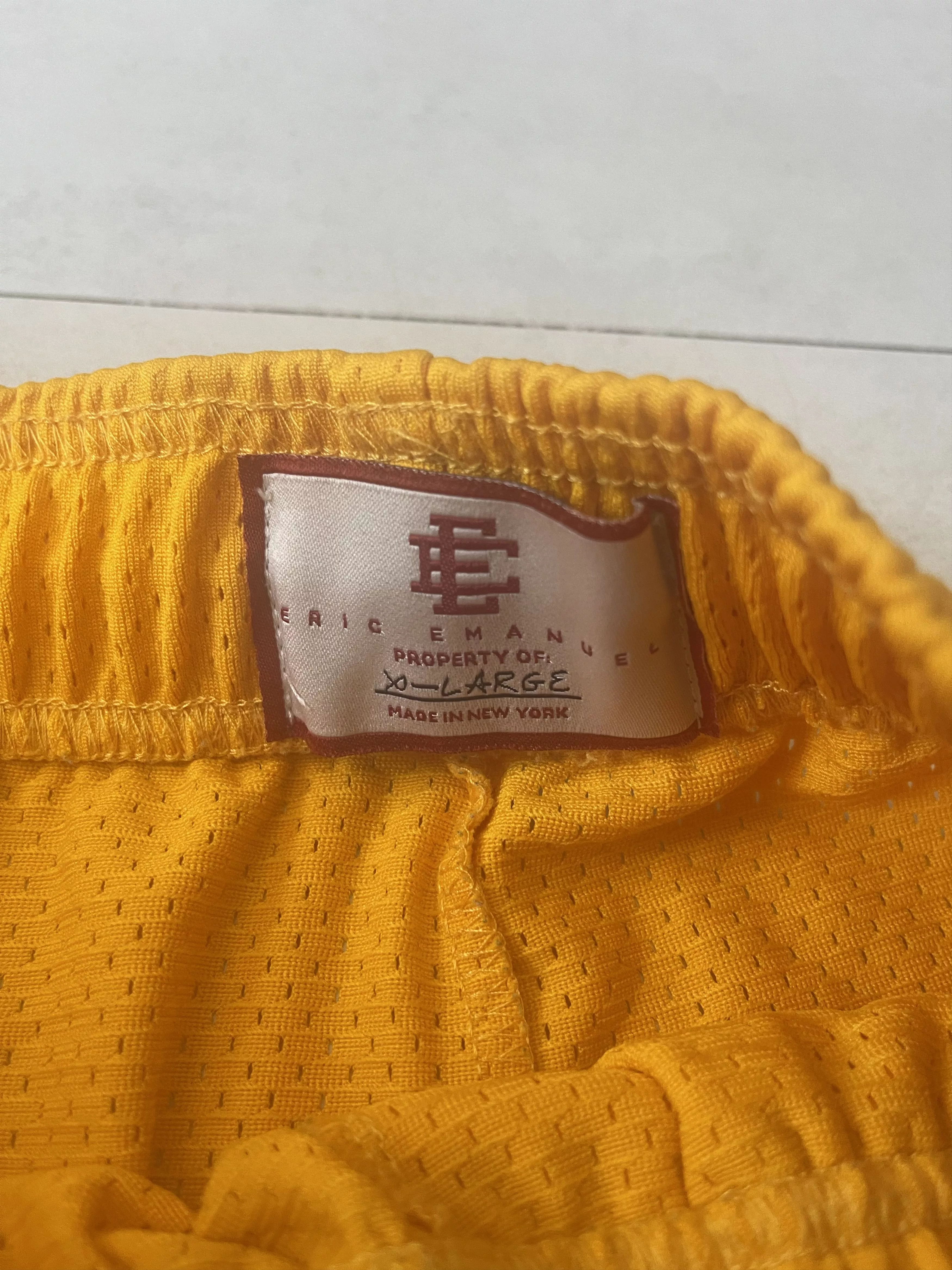 Eric Emanuel Shorts Eric Emanuel EE Basic Short - Yellow / purple XL