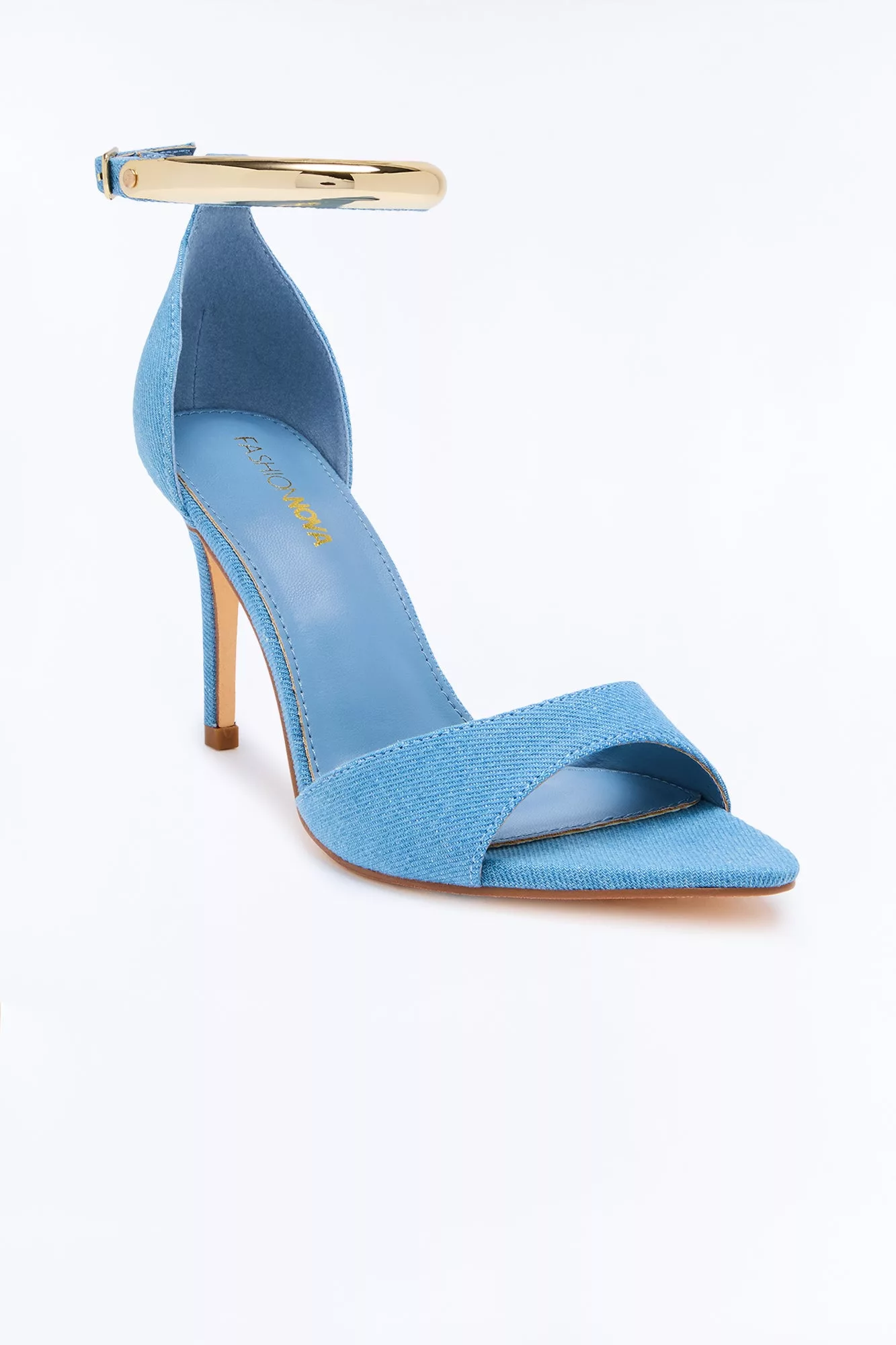 Riri Hardware Heels - Denim