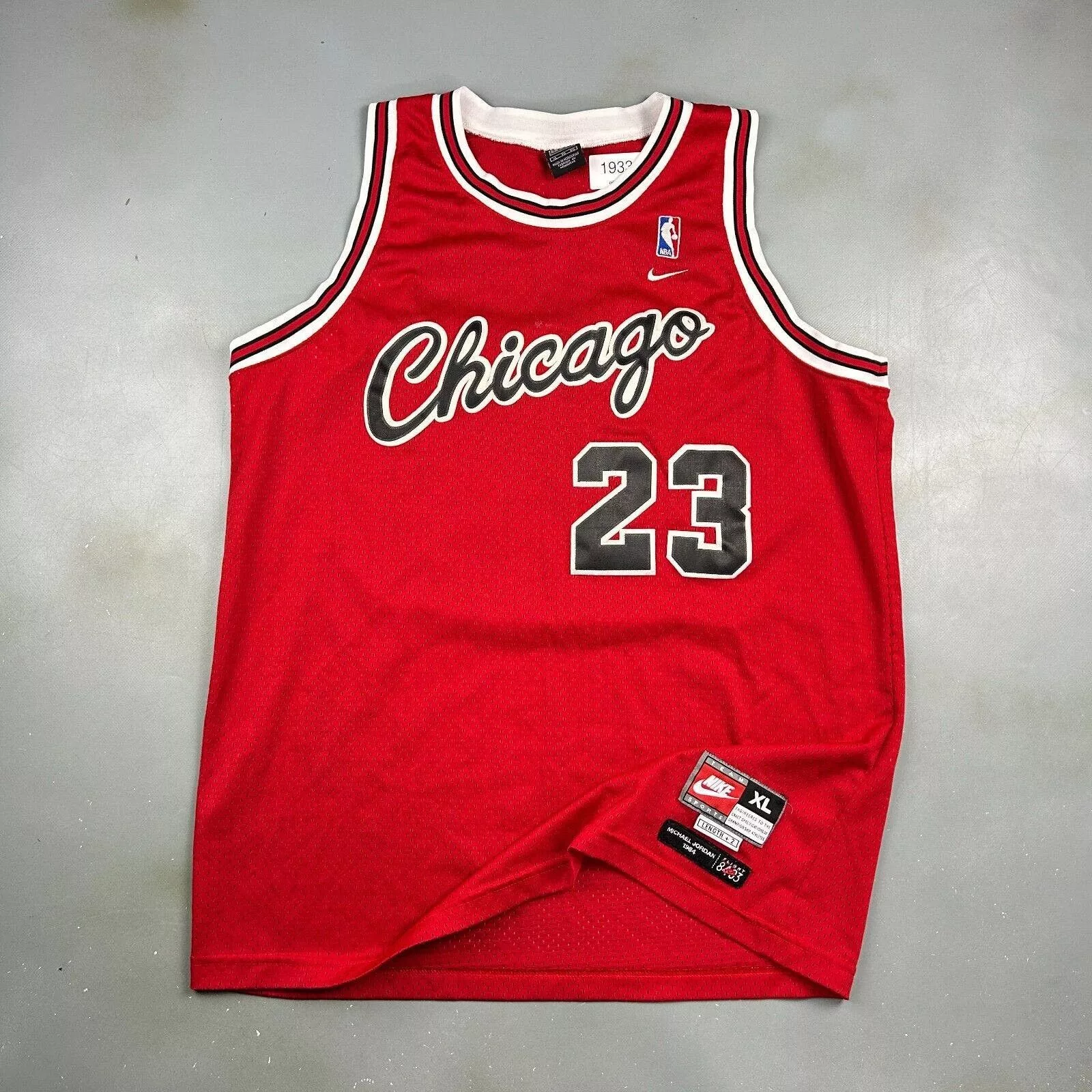 Nike Jerseys VINTAGE 90s | Chicago Bulls #23 Jordan Nike Jersey XL Red